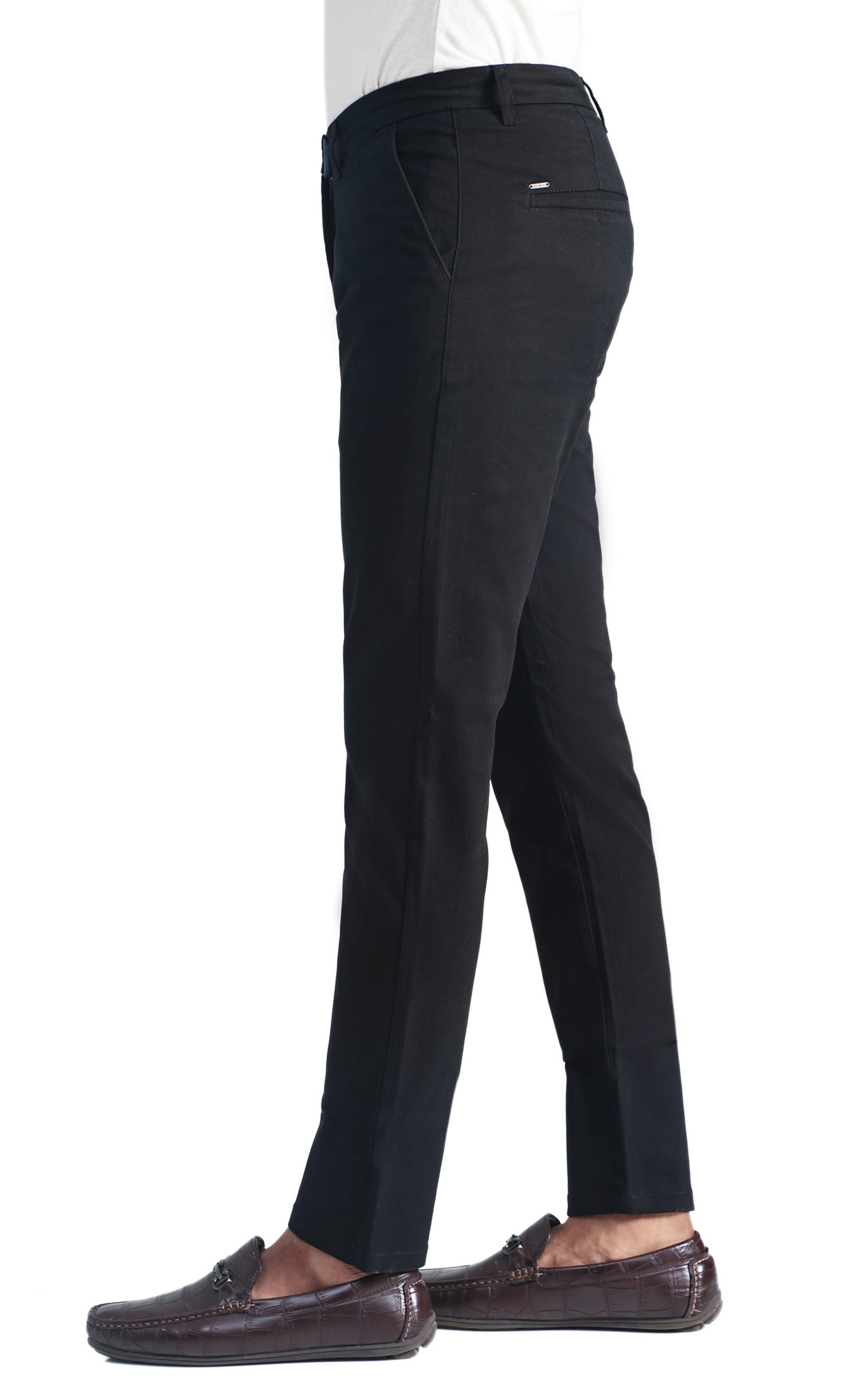 CROSS POCKET CASUAL PANT BLACK