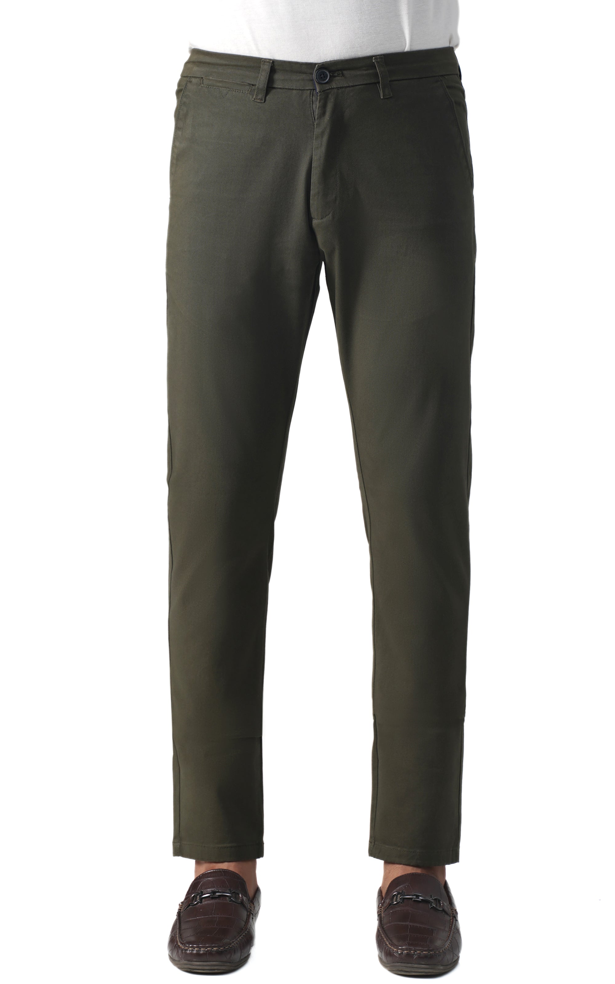 CROSS POCKET CASUAL PANT OLIVE