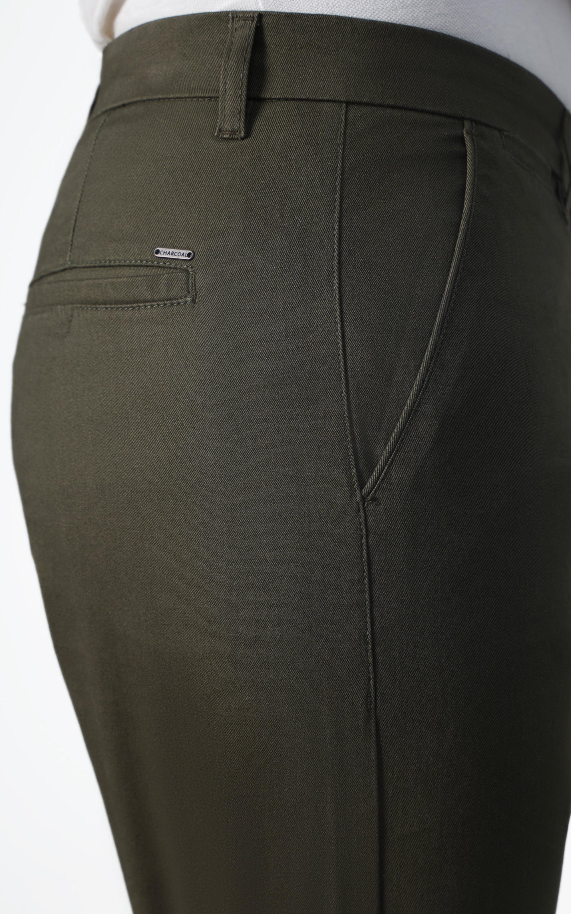 CROSS POCKET CASUAL PANT OLIVE