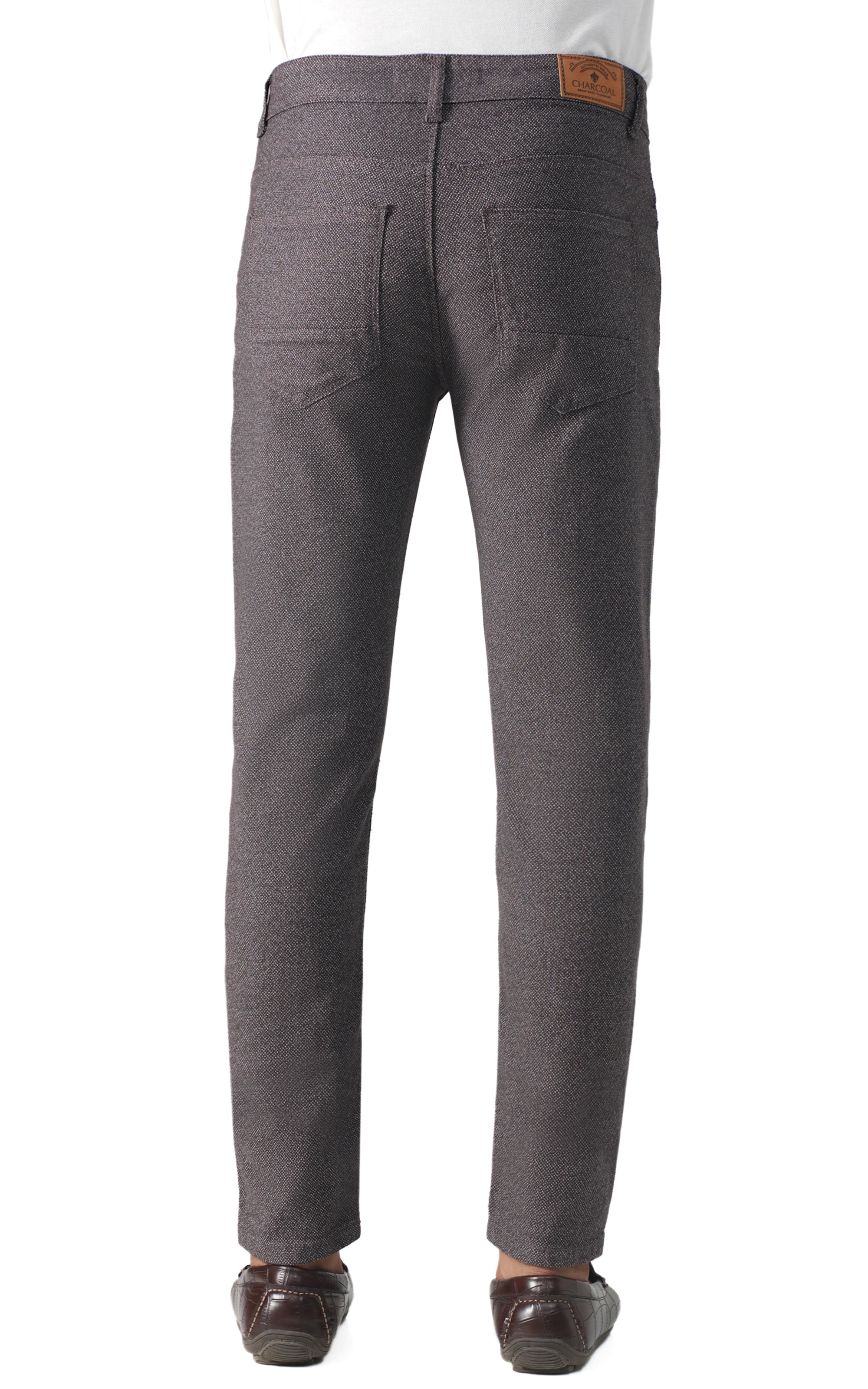 MELANGE 5-POCKET PANT BROWN