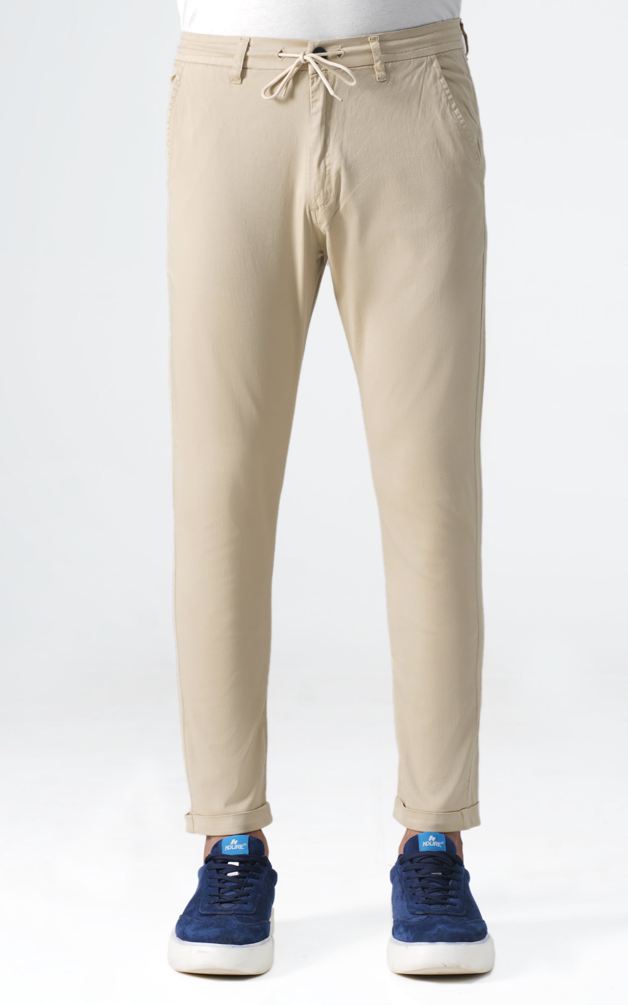 JOGGER WAIST TROUSER BIEGE