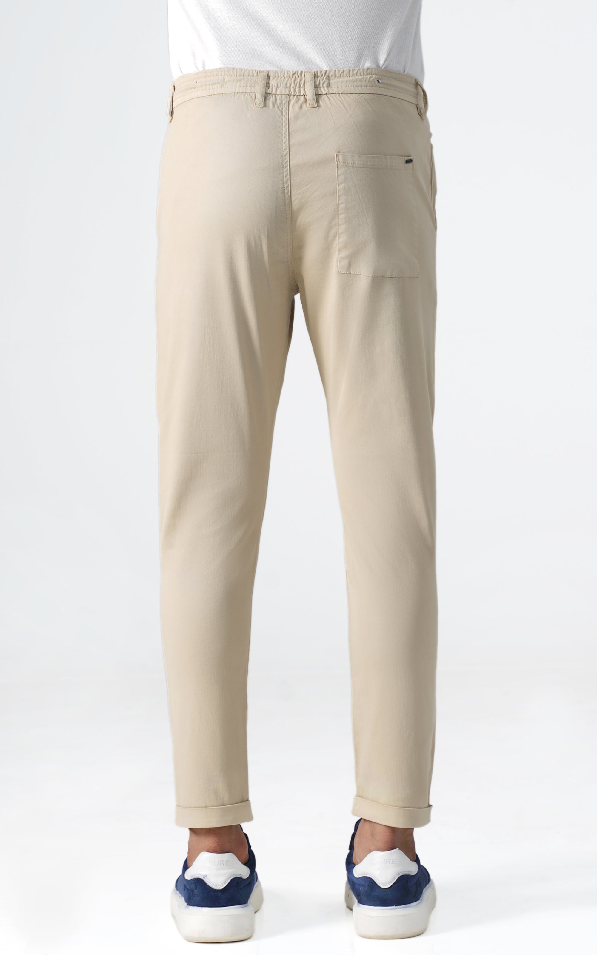 JOGGER WAIST TROUSER BIEGE