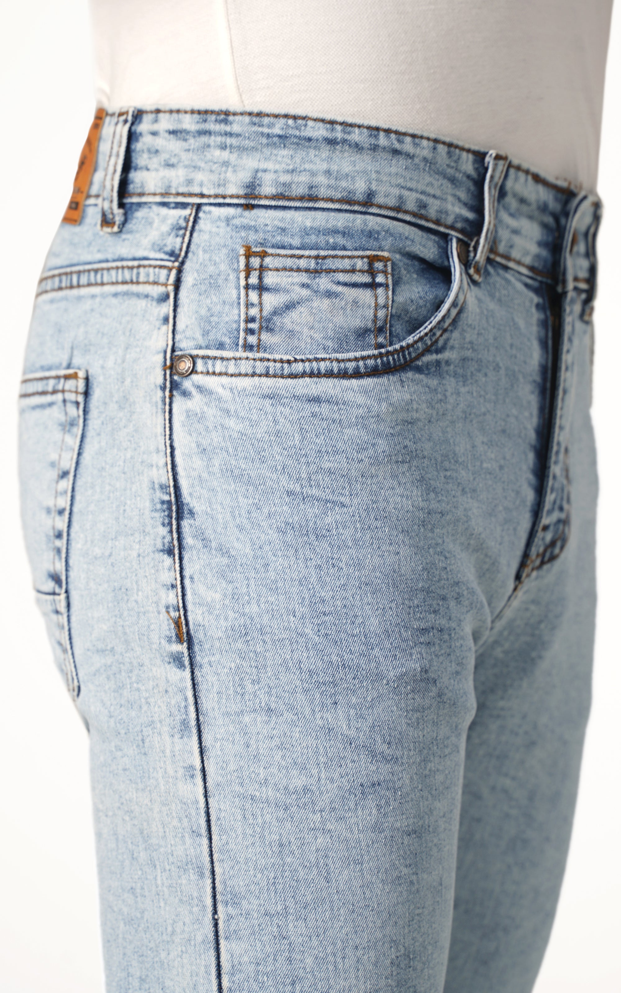 SKINNY LEG DENIM JEANS LIGHT BLUE