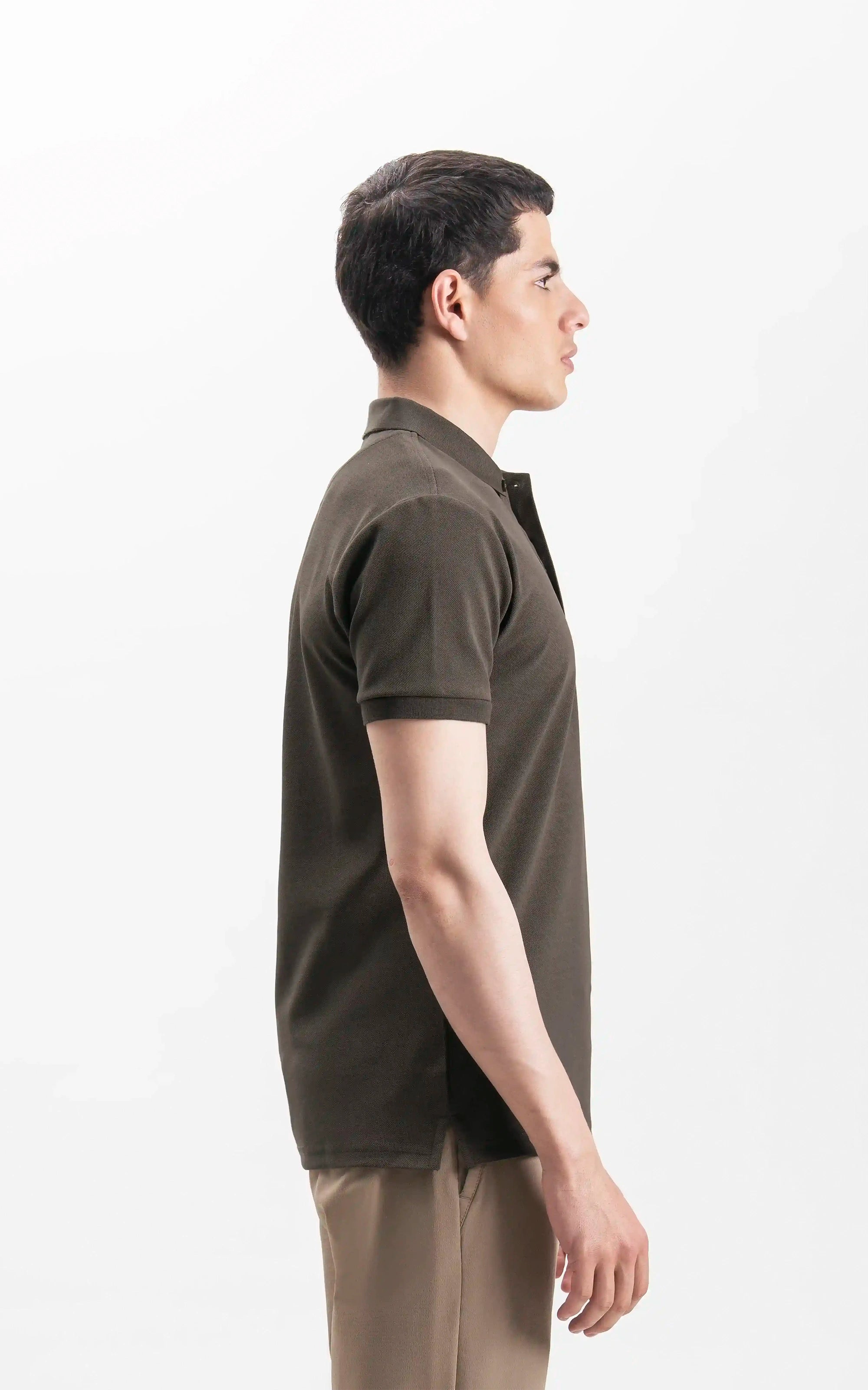 SMART FIT CLASSIC POLO SHIRT BROWN