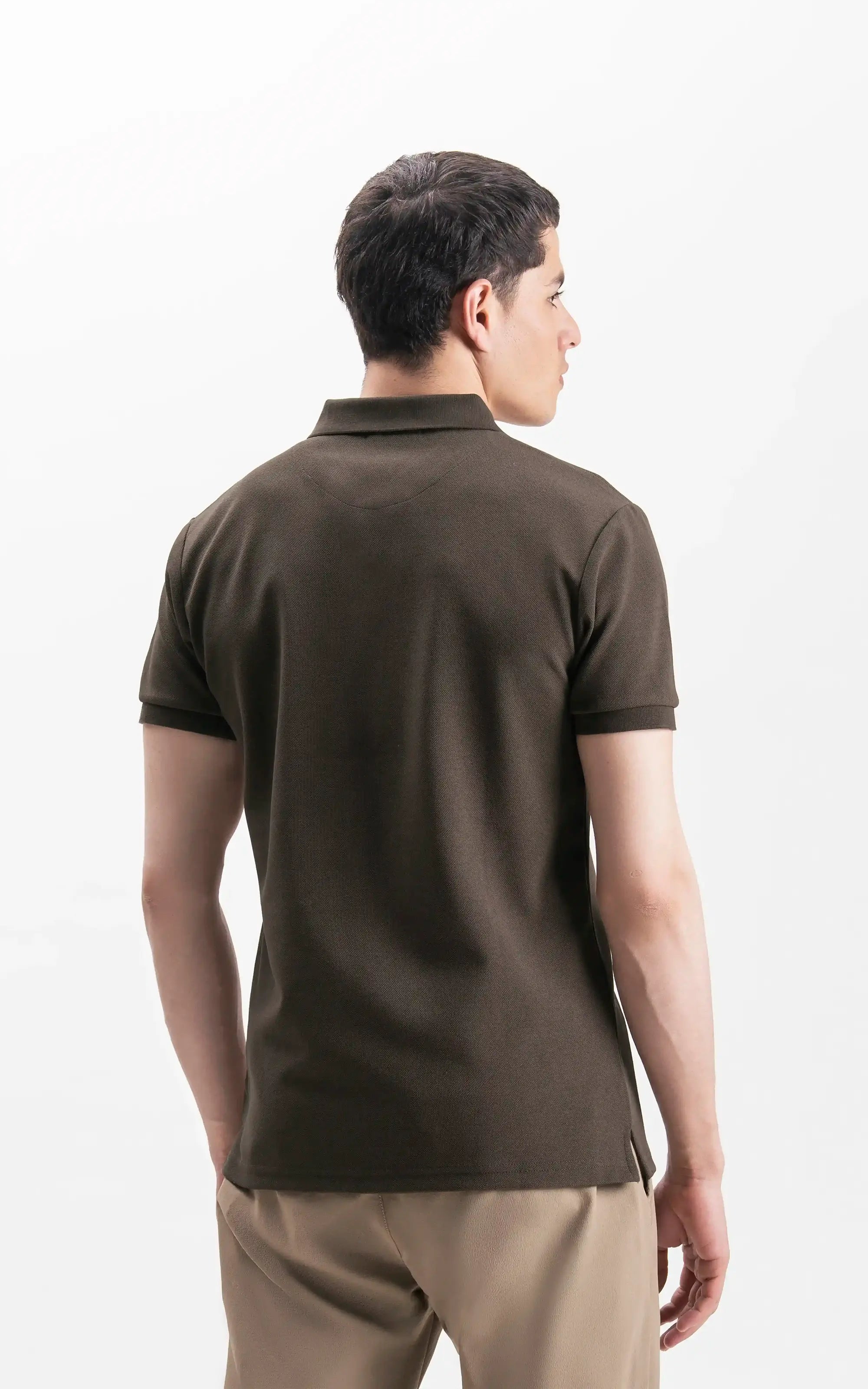 SMART FIT CLASSIC POLO SHIRT BROWN