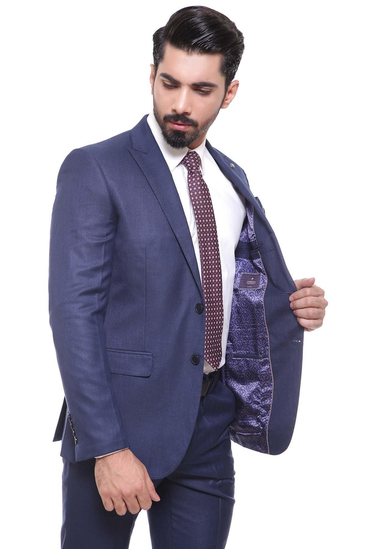 2 PIECE SUIT BLUE at Charcoal Clothing