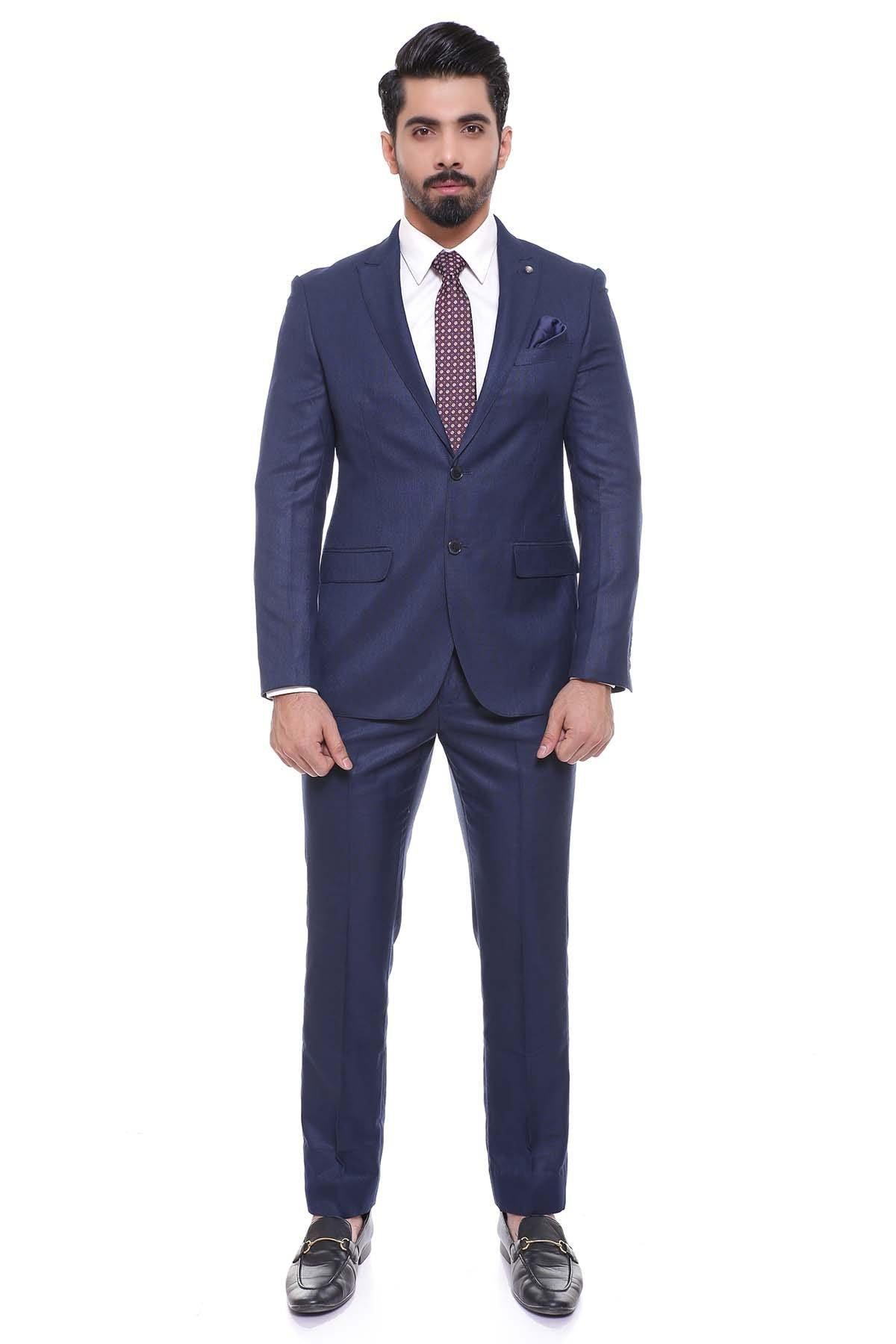 2 PIECE SUIT BLUE at Charcoal Clothing