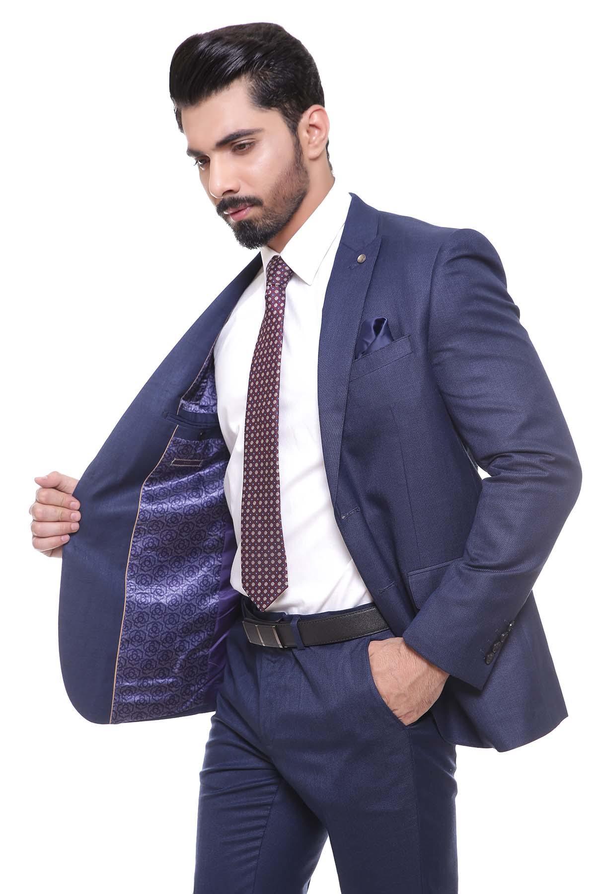 2 PIECE SUIT BLUE at Charcoal Clothing