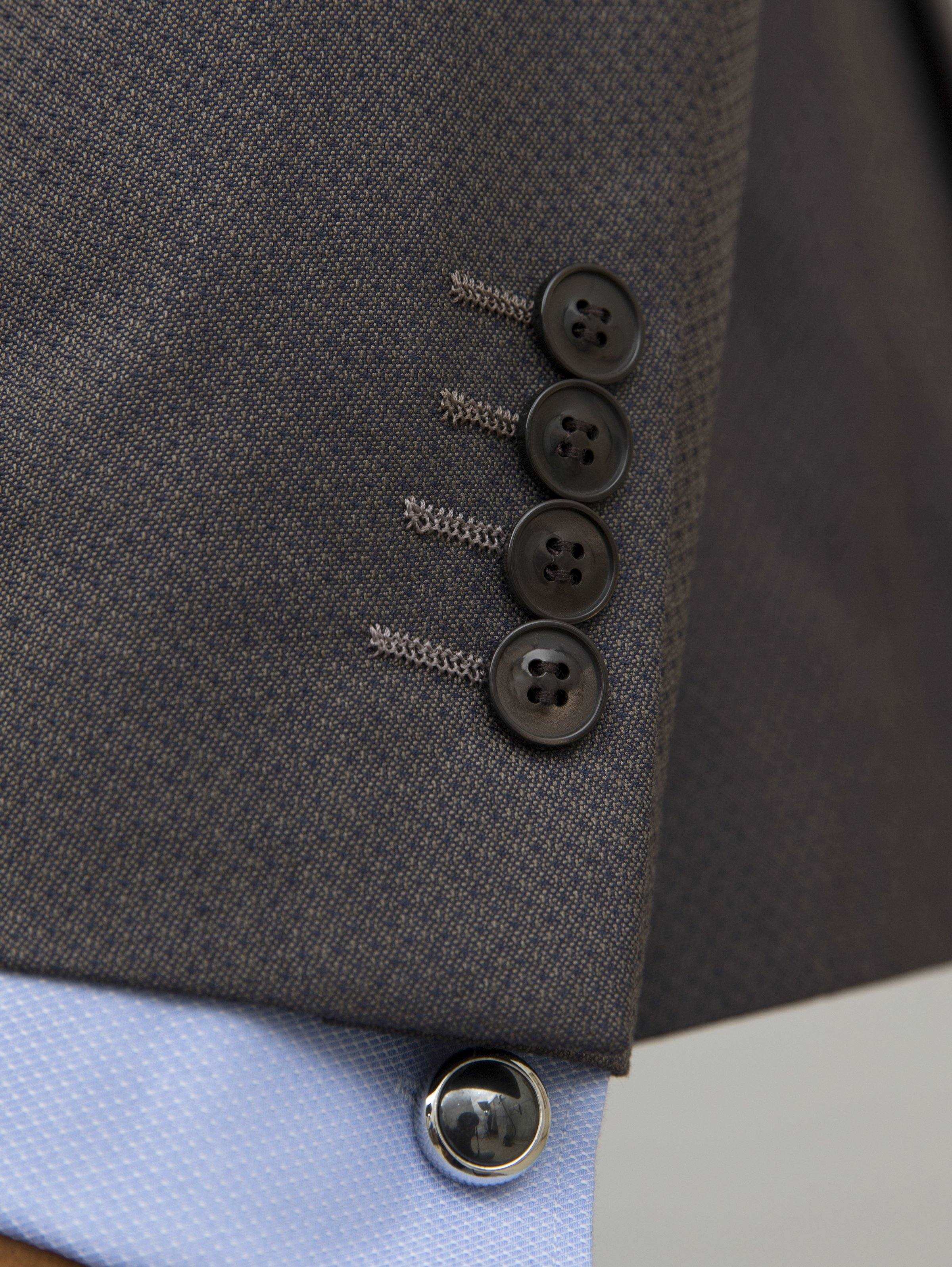 2 PIECE SUIT BROWN BLUE at Charcoal Clothing