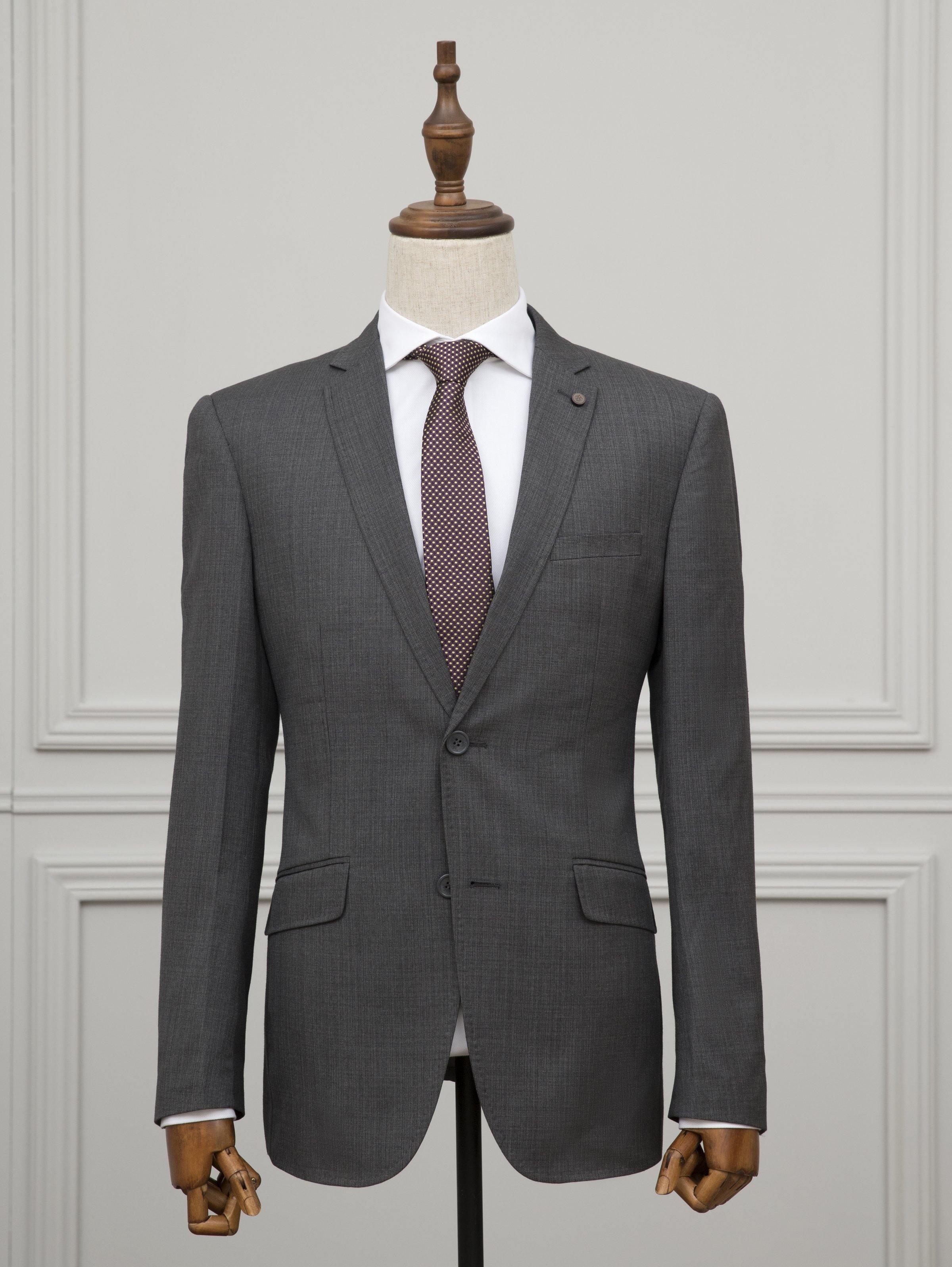 2 PIECE SUIT DARK GREY at Charcoal Clothing