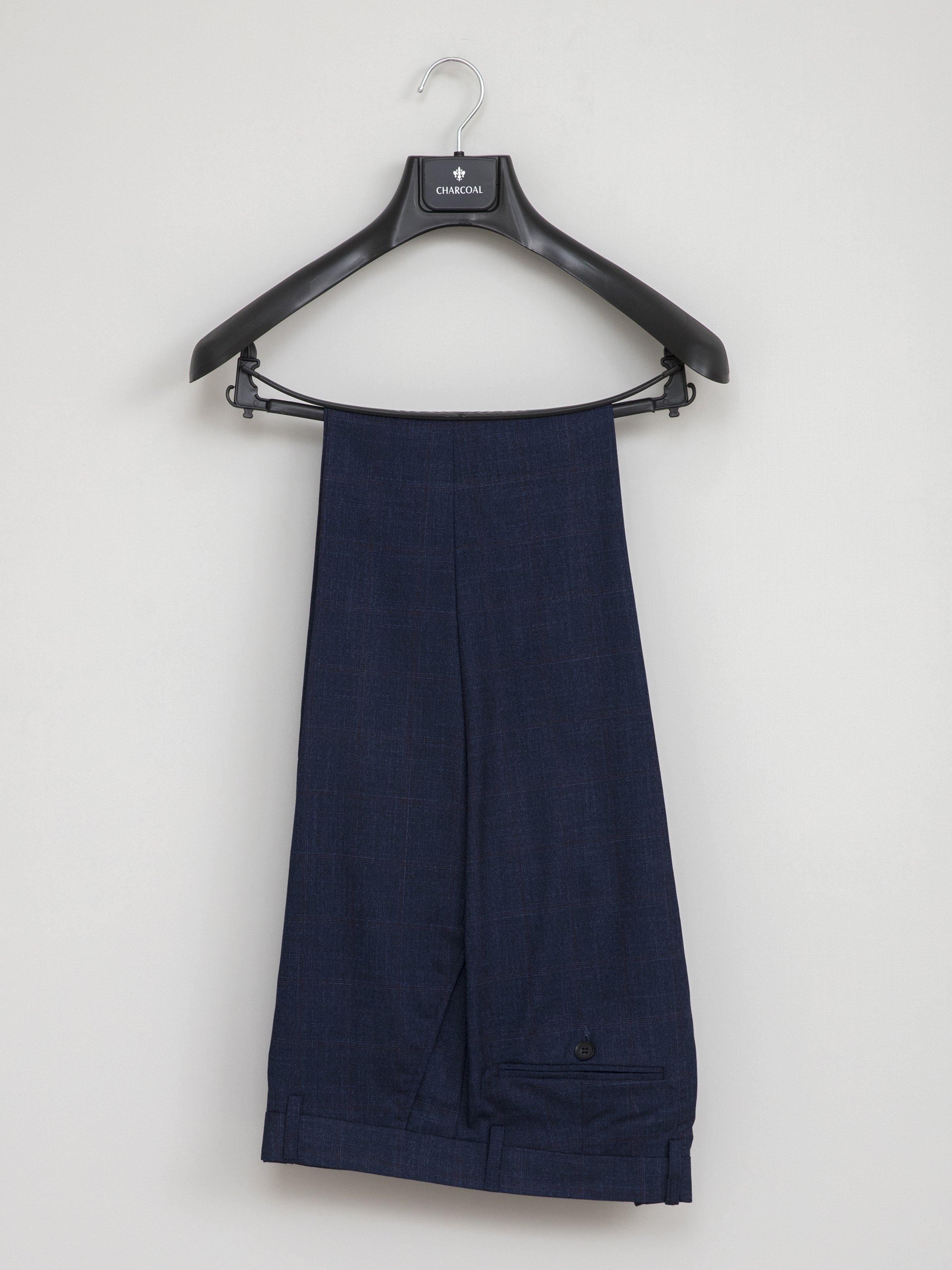 2 PIECE SUIT DOUBLE BREASTED NAVY BLUE at Charcoal Clothing