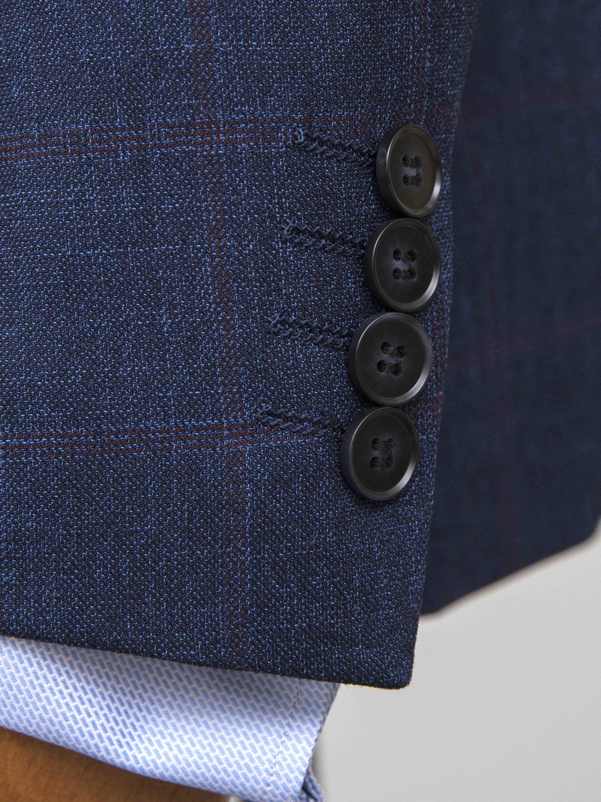 2 PIECE SUIT DOUBLE BREASTED NAVY BLUE at Charcoal Clothing