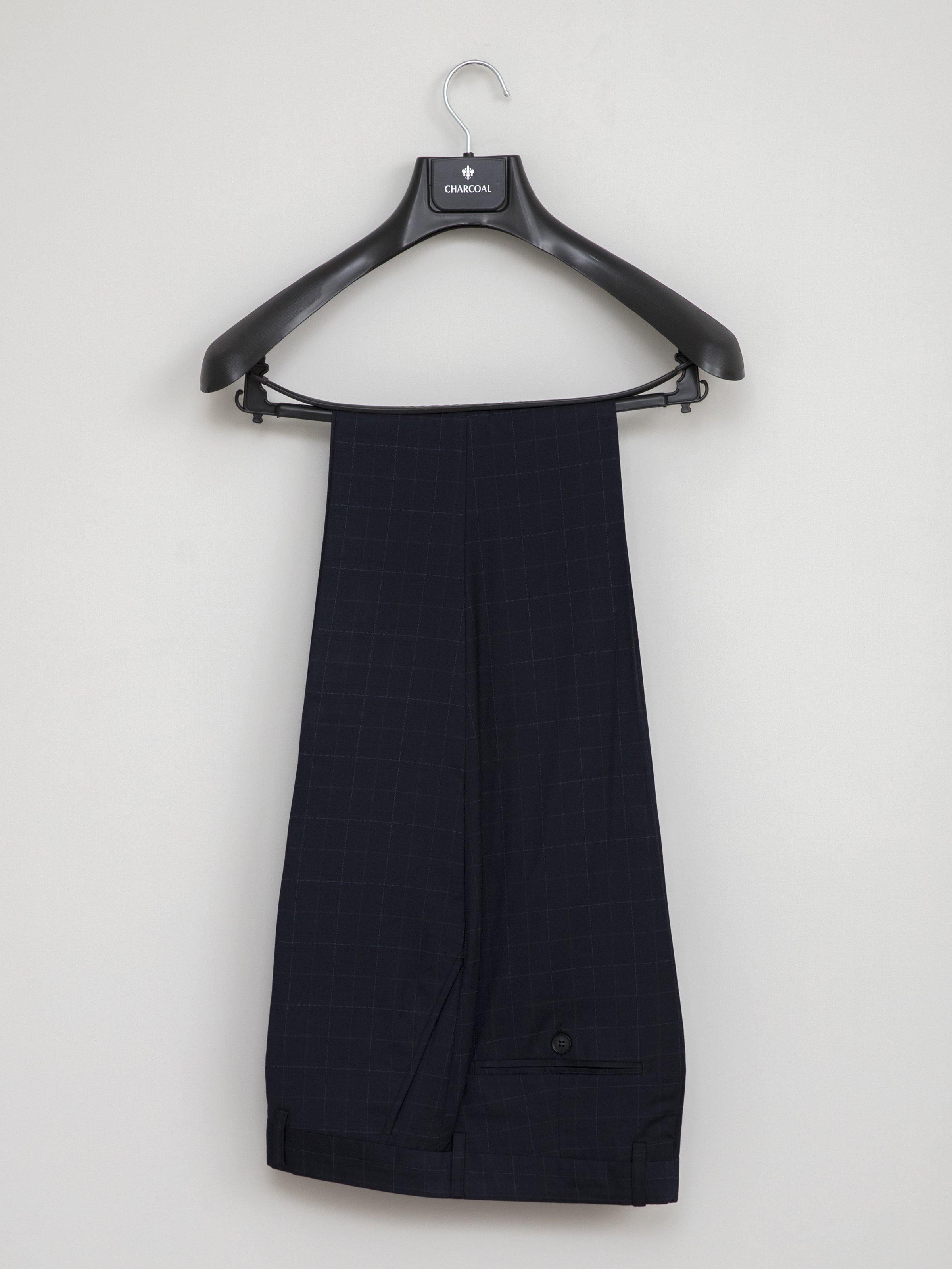 2 PIECE SUIT DOUBLE BREASTED SLIM FIT NAVY at Charcoal Clothing