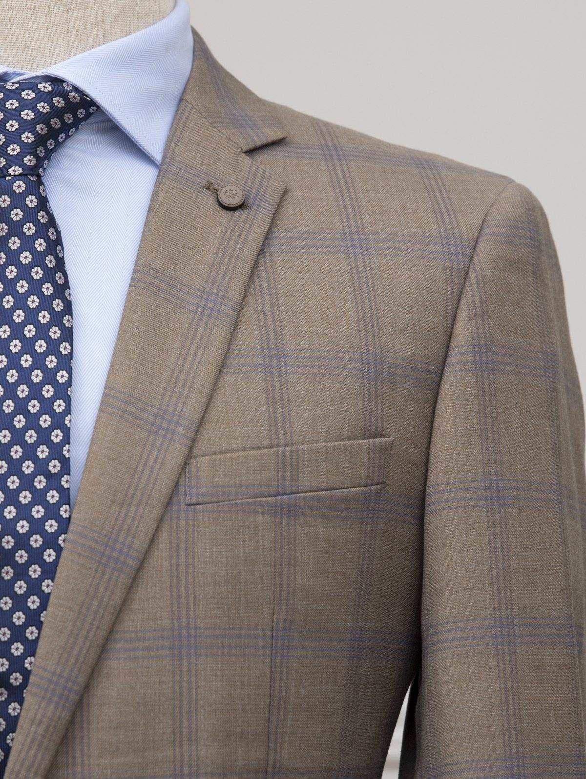 2 PIECE SUIT LIGHT BROWN at Charcoal Clothing
