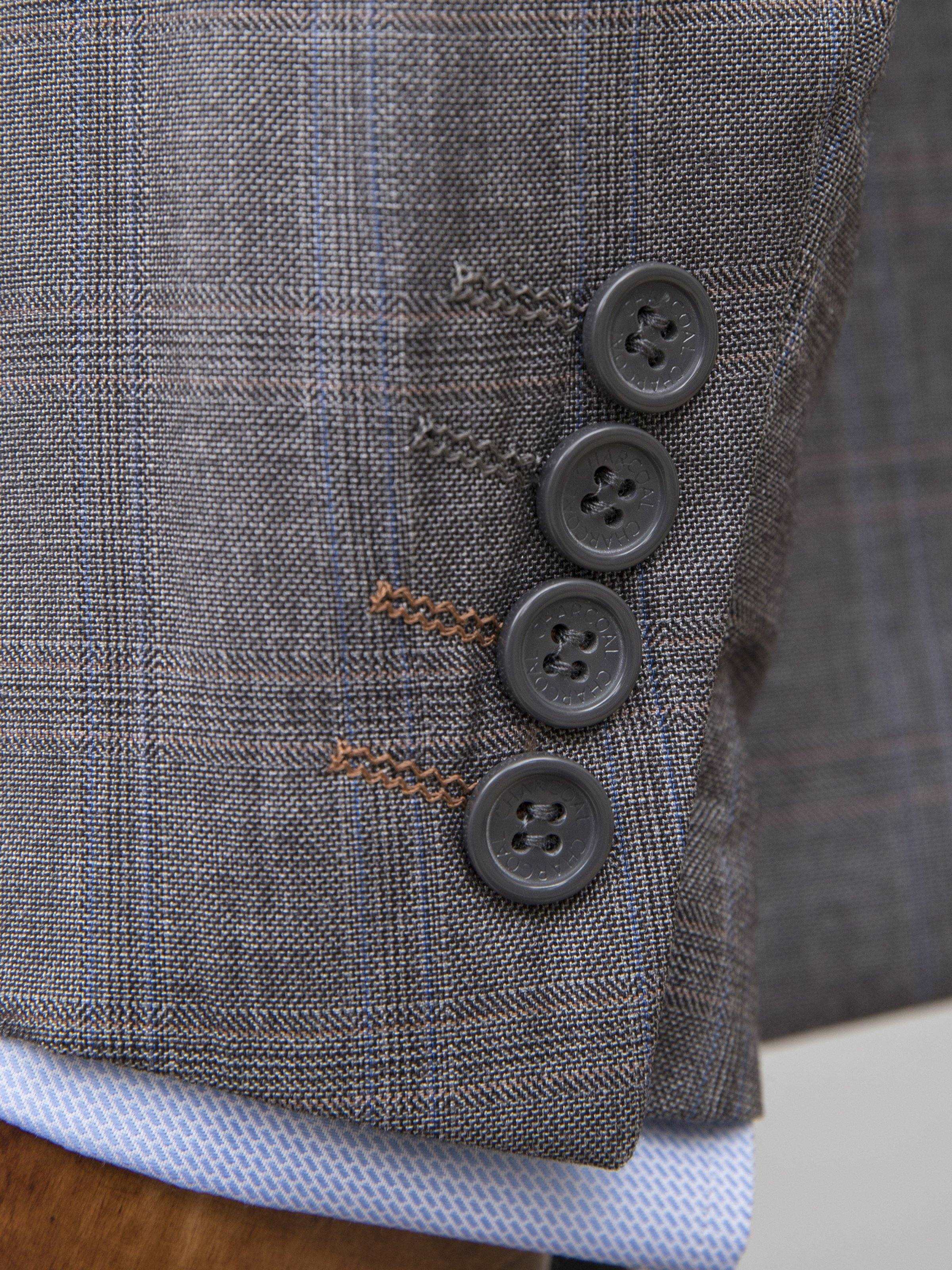 2 PIECE SUIT SLIM FIT GREY at Charcoal Clothing