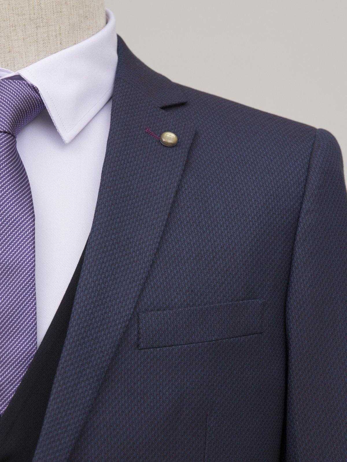 3 PIECE SUIT NAVY BLUE at Charcoal Clothing