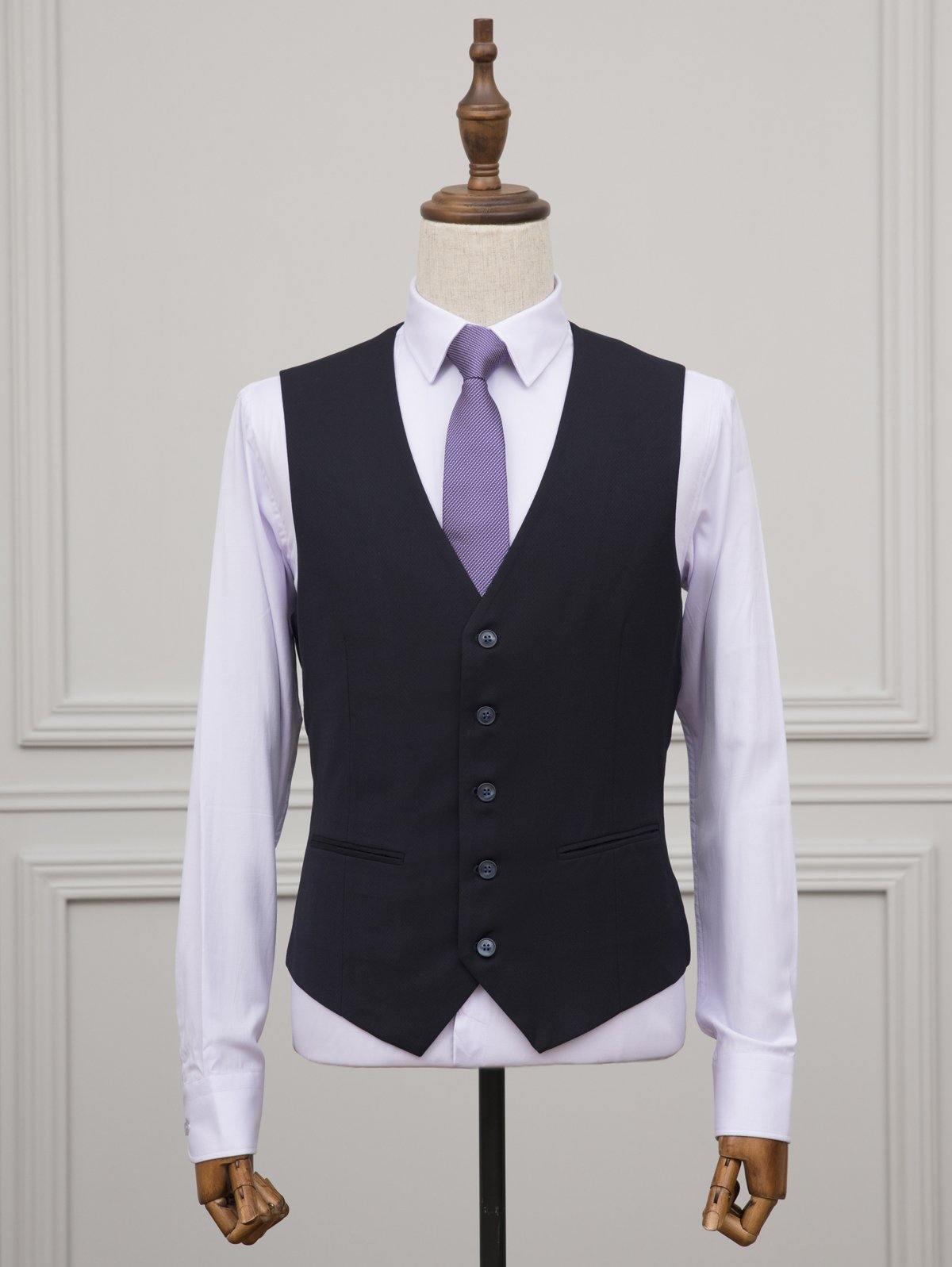 3 PIECE SUIT NAVY BLUE at Charcoal Clothing