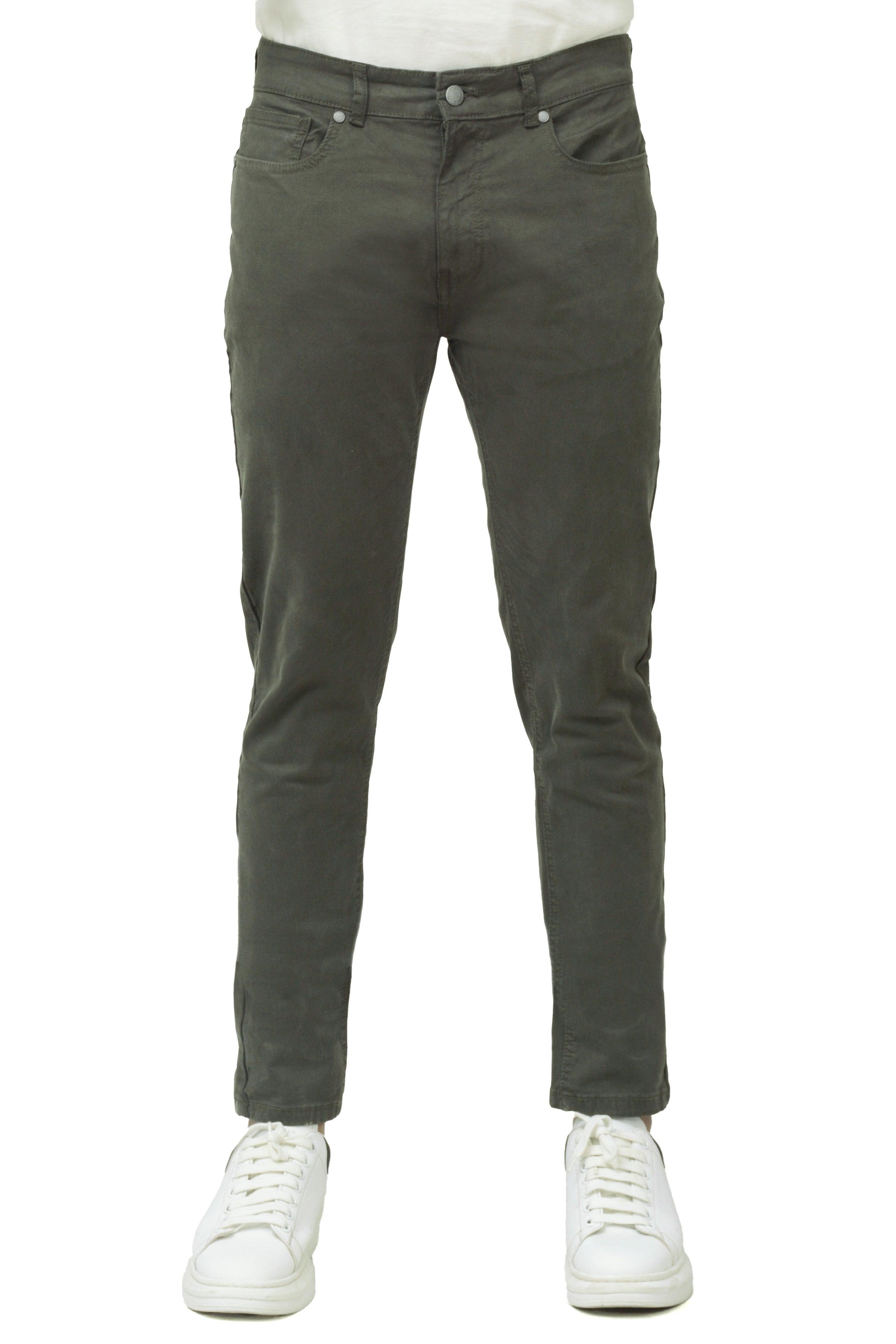 5 POCKET PANT DARK OLIVE at Charcoal Clothing