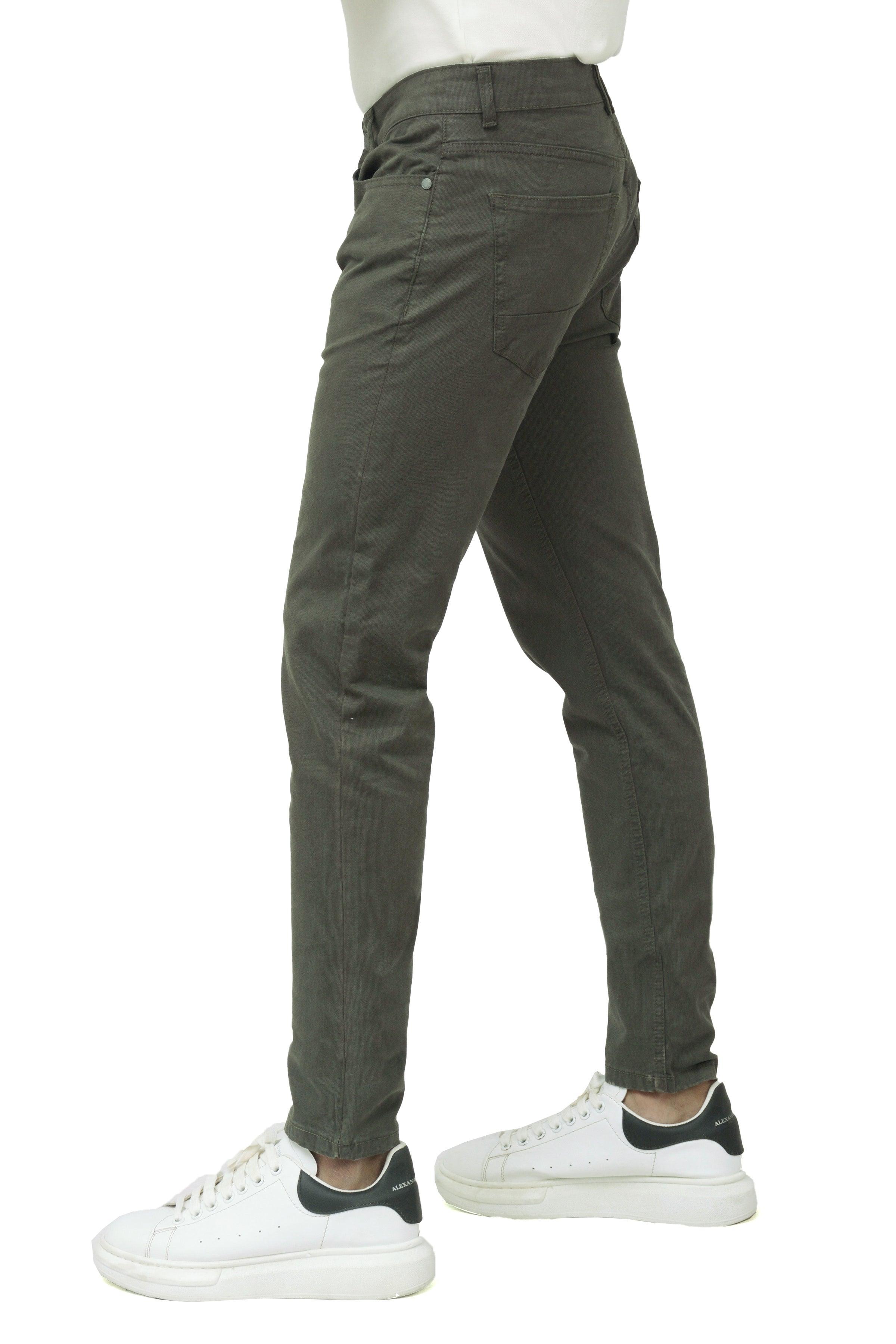 5 POCKET PANT DARK OLIVE at Charcoal Clothing