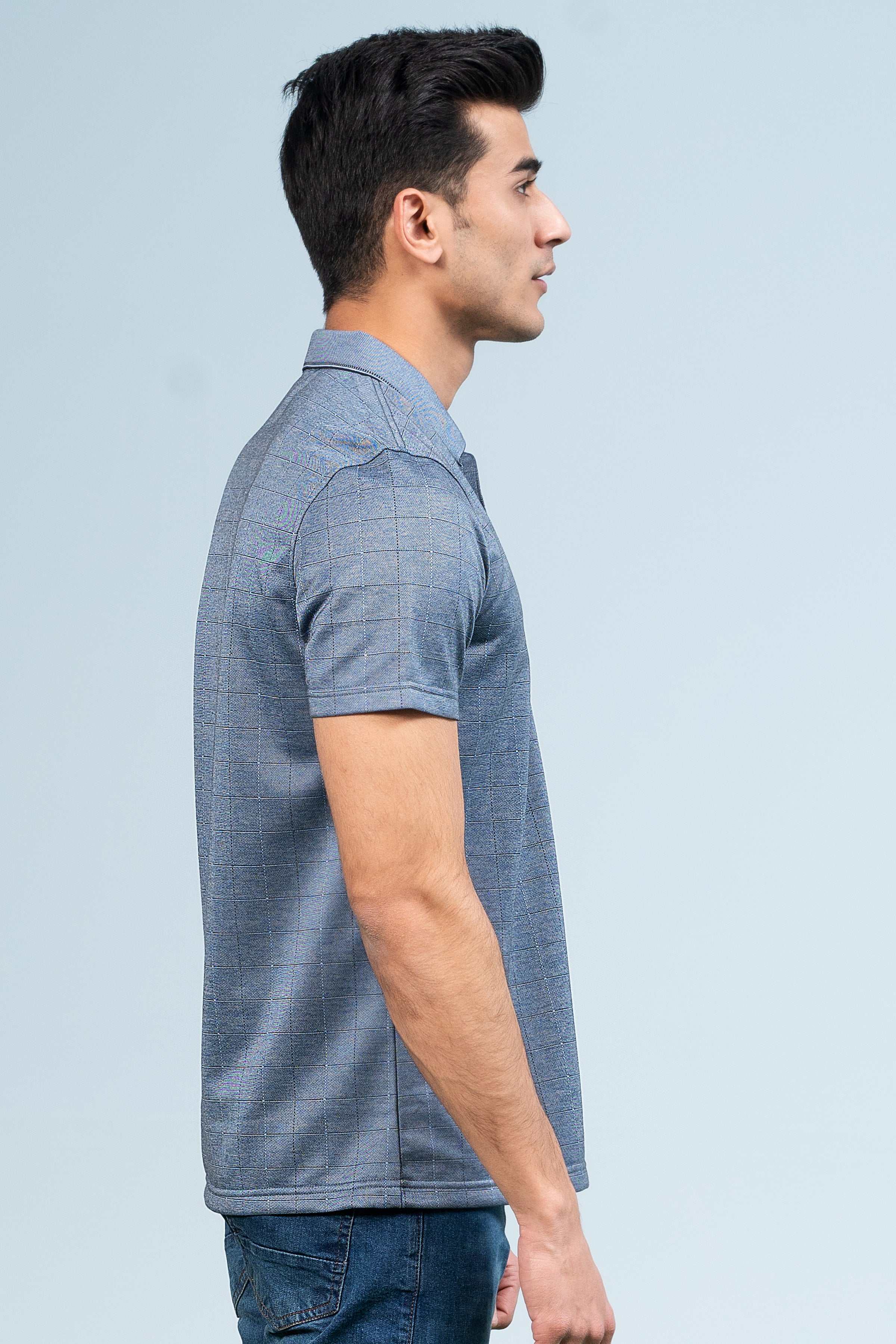 EXECUTIVE ICONIC POLO TEAL BLUE - Charcoal Clothing