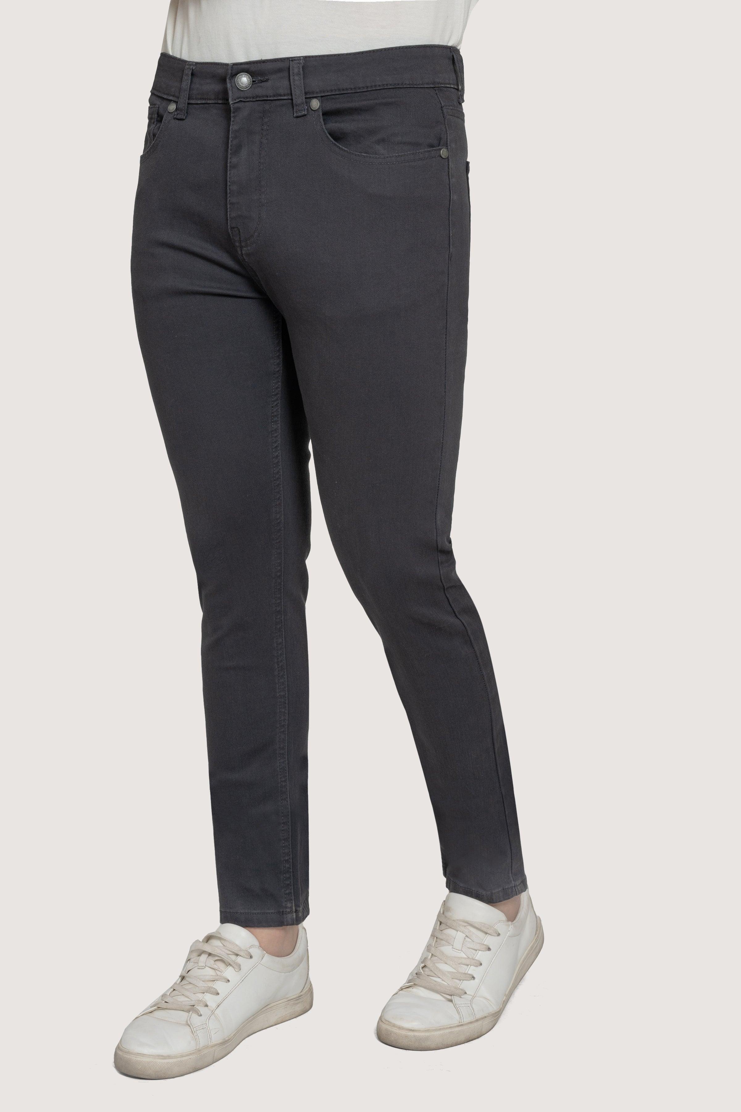 BASIC 5 POCKET PANT NAVY GREY at Charcoal Clothing