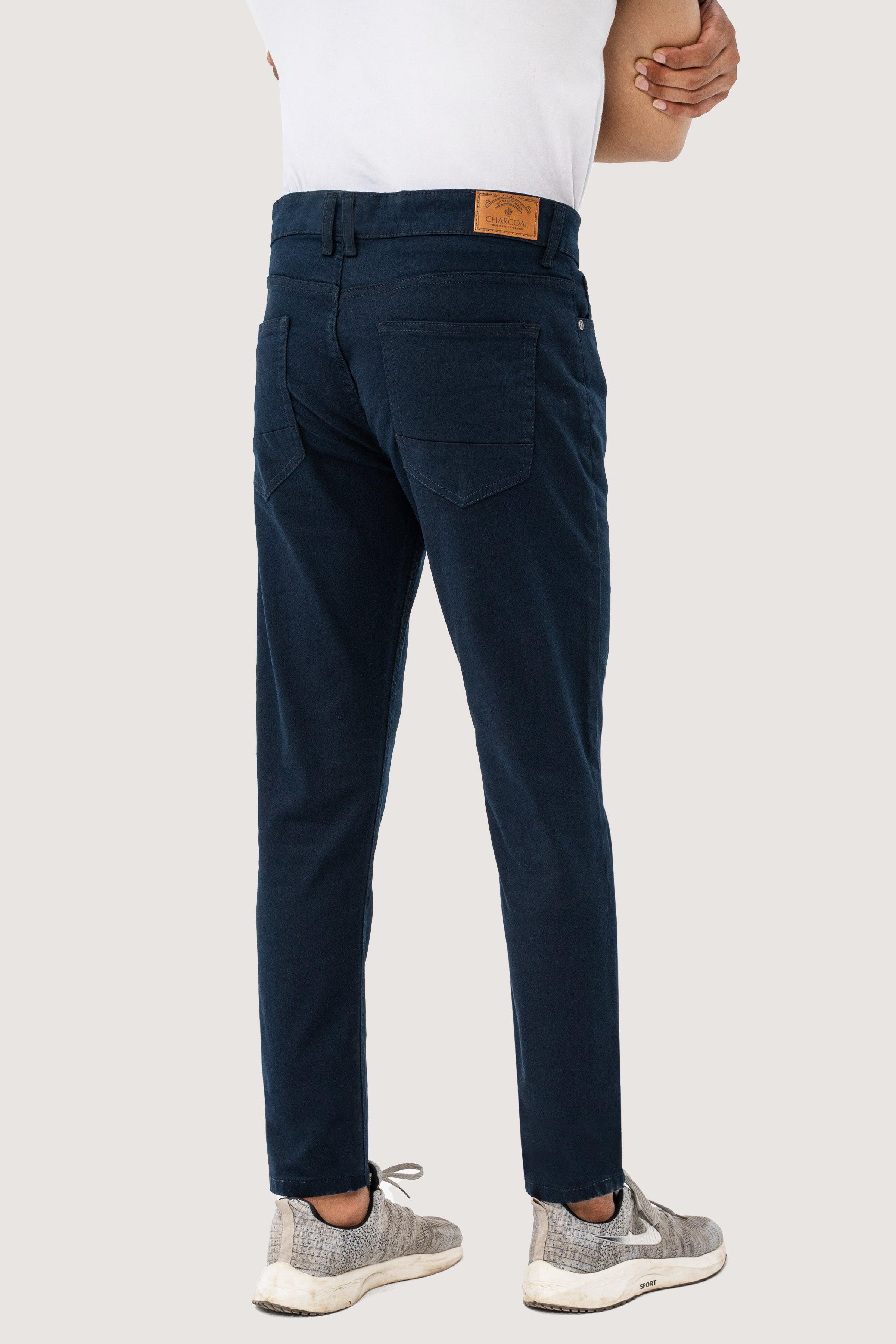 BASIC 5-POCKET PANT NAVY at Charcoal Clothing
