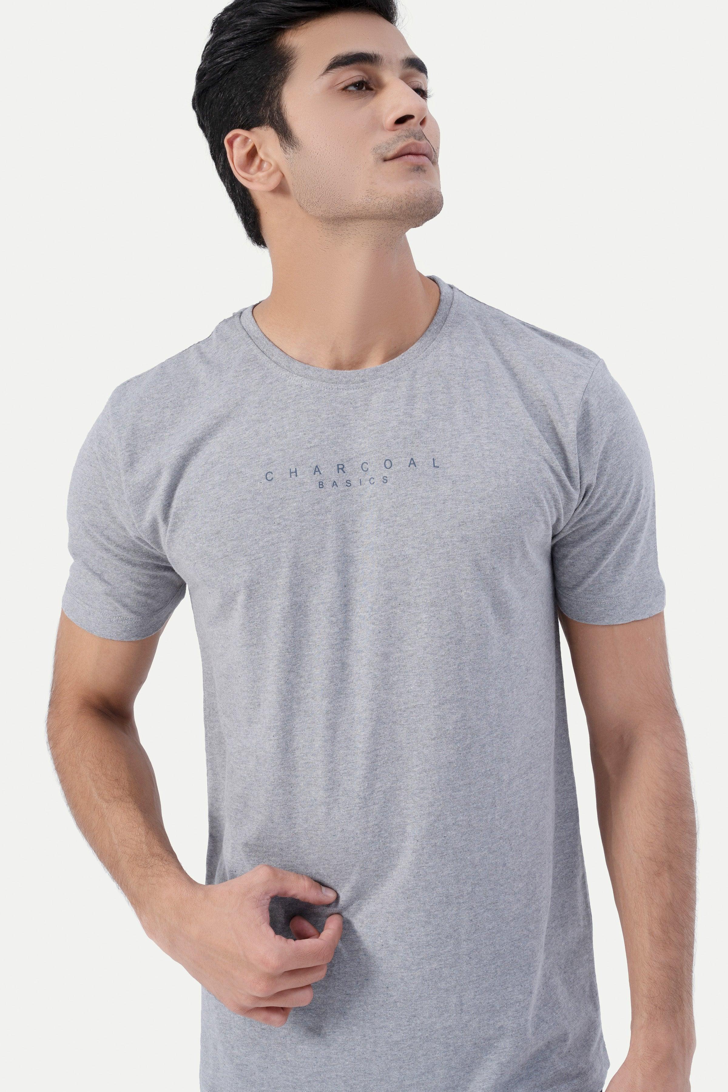 BASIC T-SHIRT GREY at Charcoal Clothing