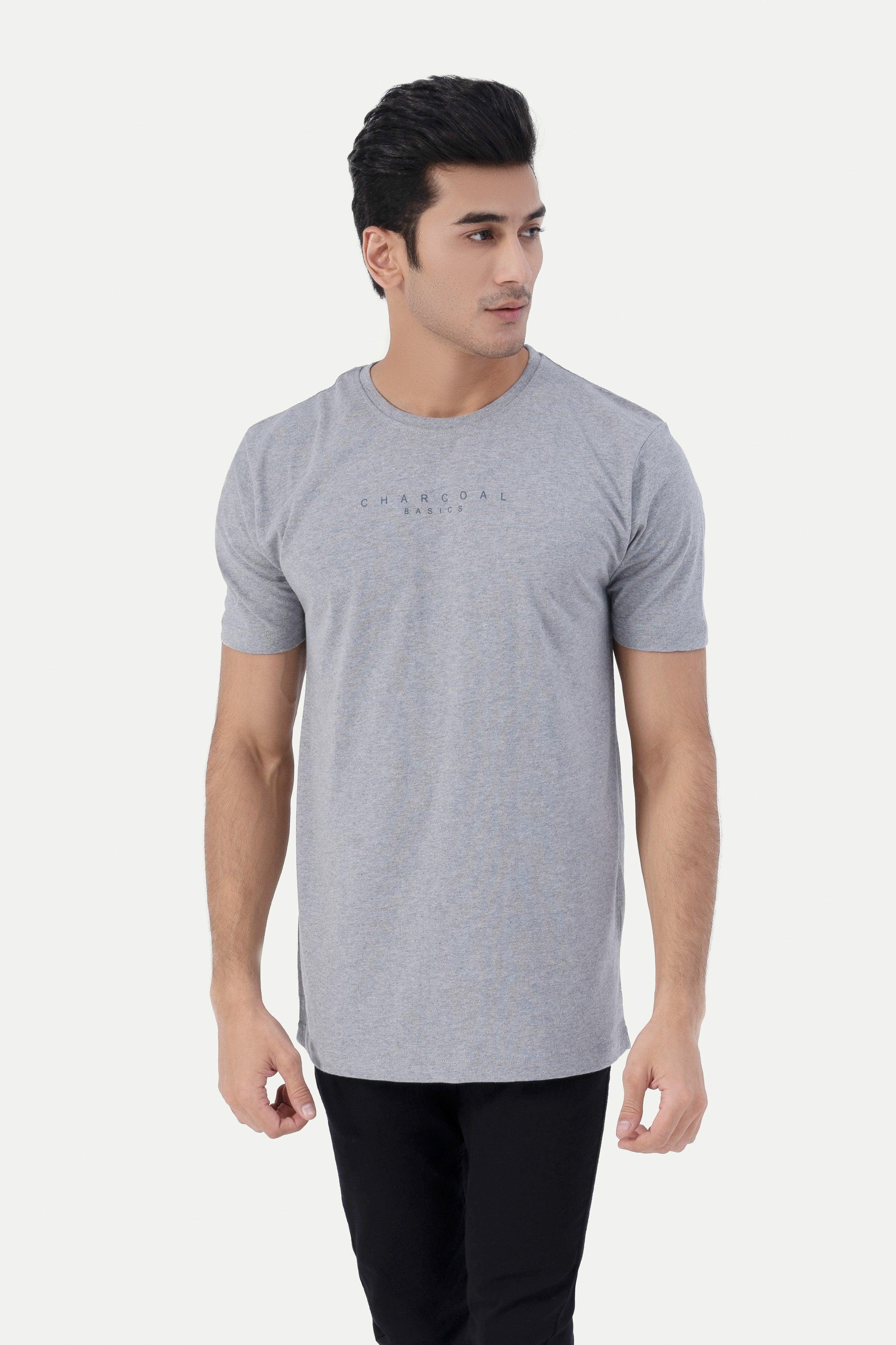 BASIC T-SHIRT GREY at Charcoal Clothing