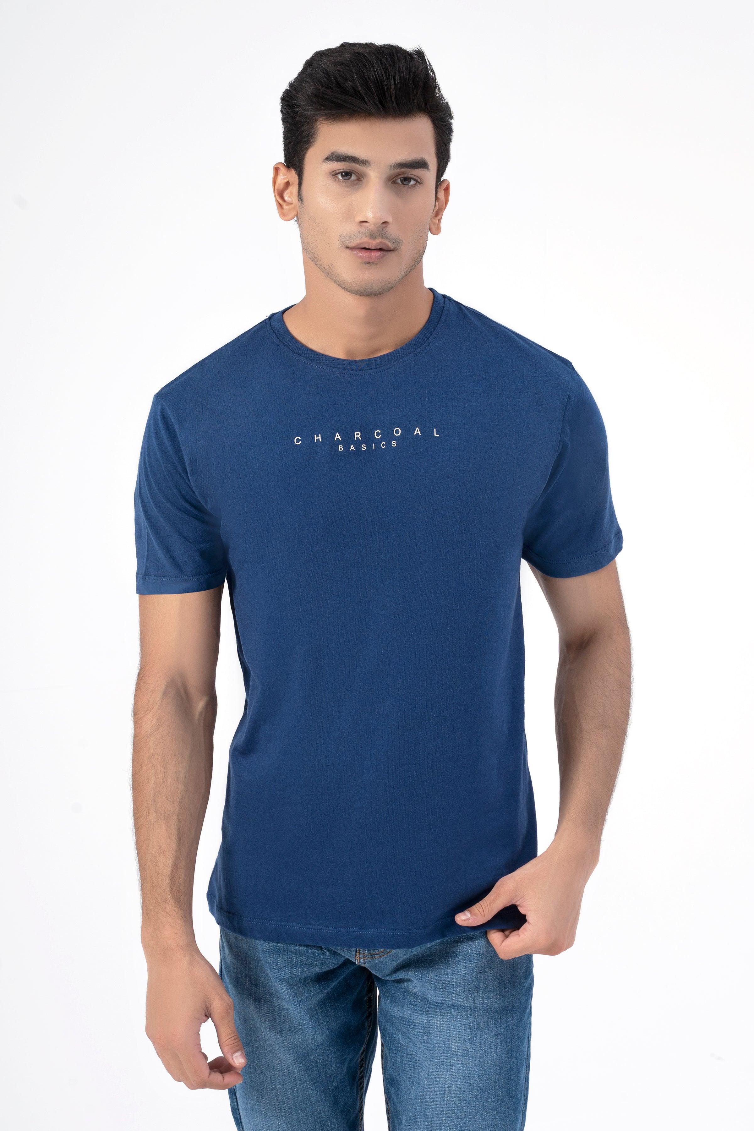 BASIC T-SHIRT NAVY at Charcoal Clothing