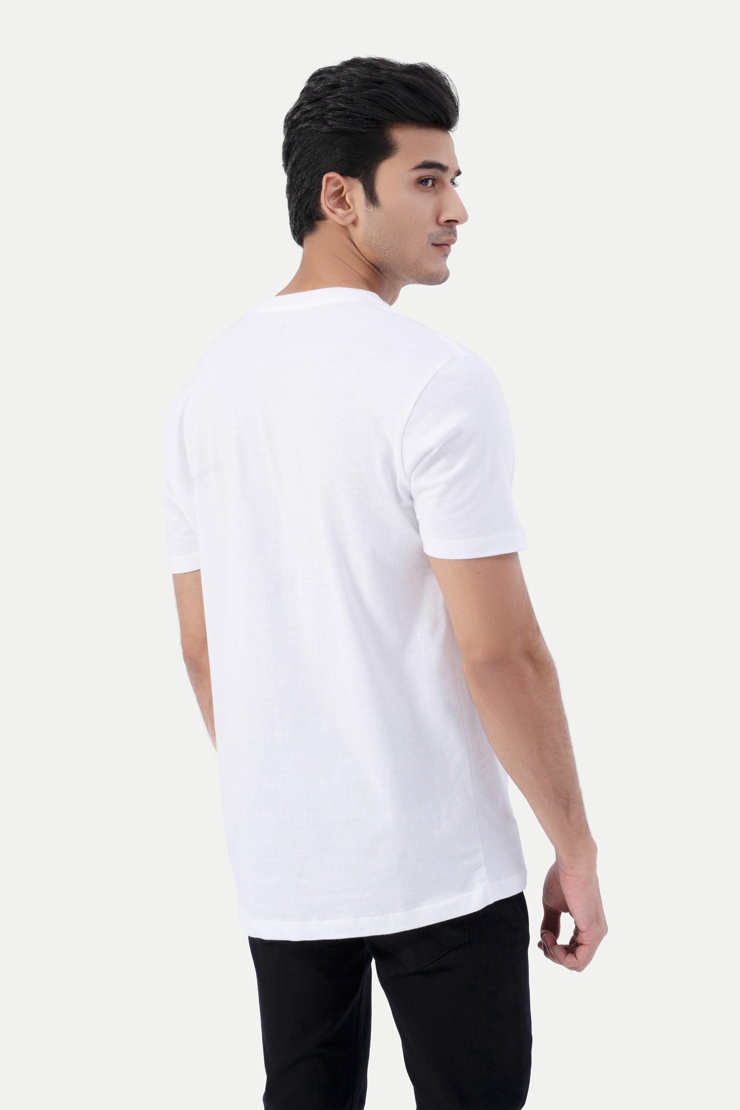 BASIC T-SHIRT WHITE at Charcoal Clothing