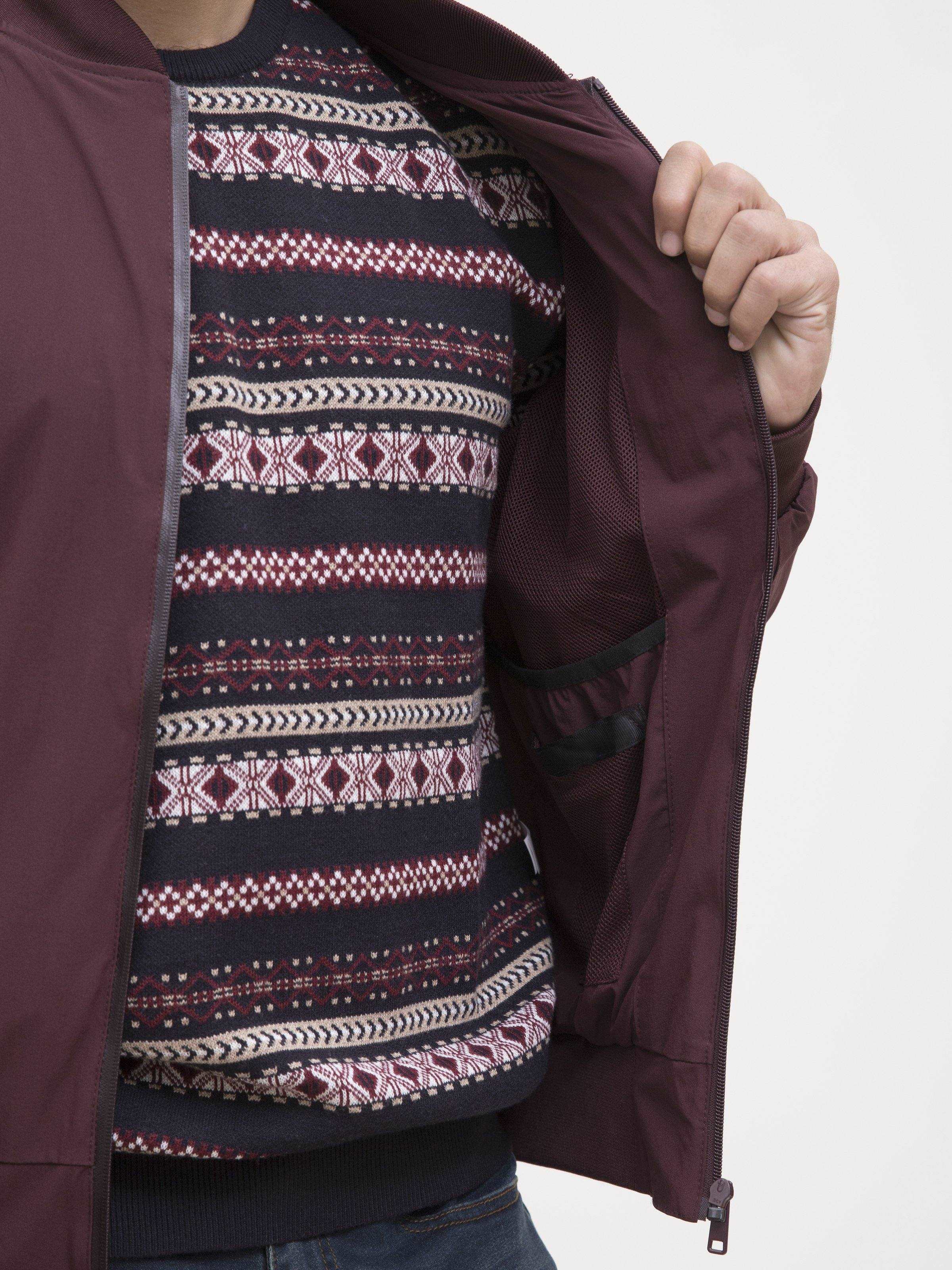 BOMBER JACKET MAROON at Charcoal Clothing
