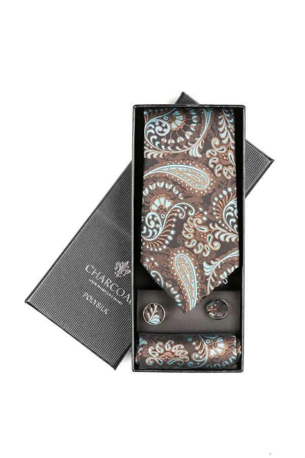 BOX TIE SET at Charcoal Clothing
