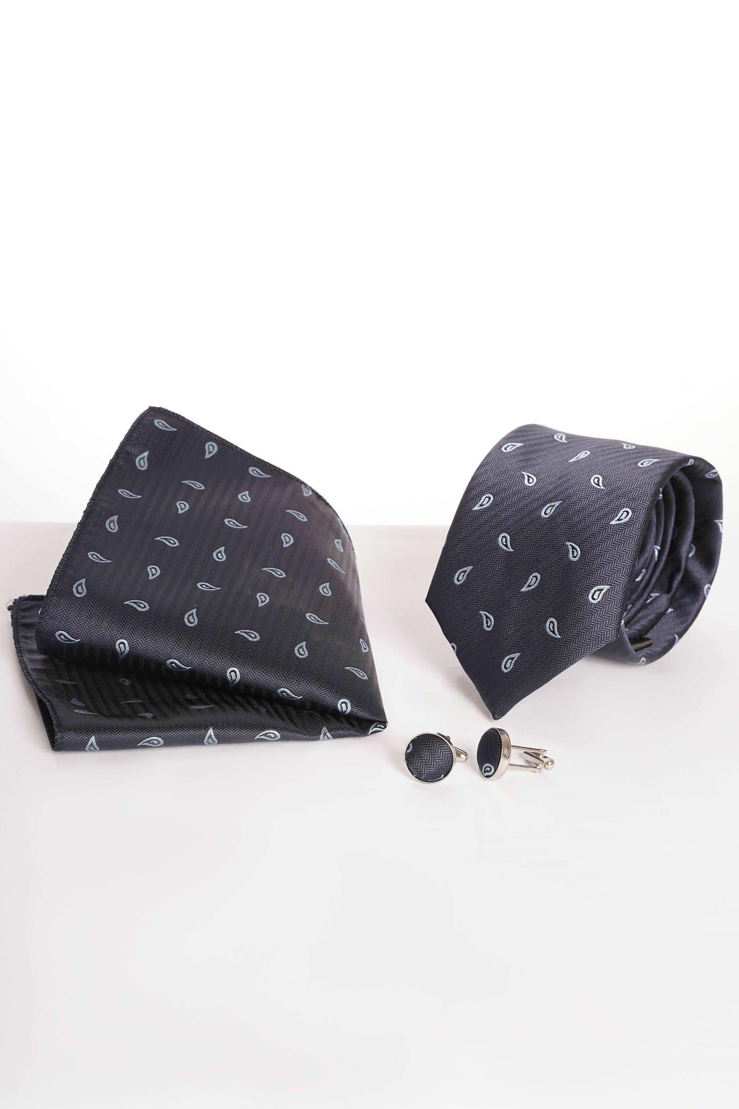 BOX TIE SET at Charcoal Clothing