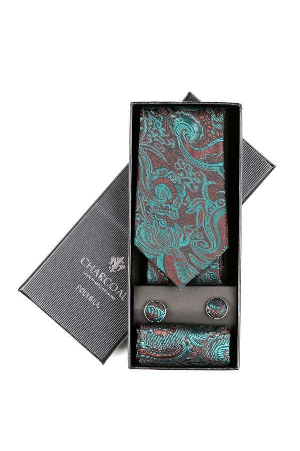 BOX TIE SET at Charcoal Clothing