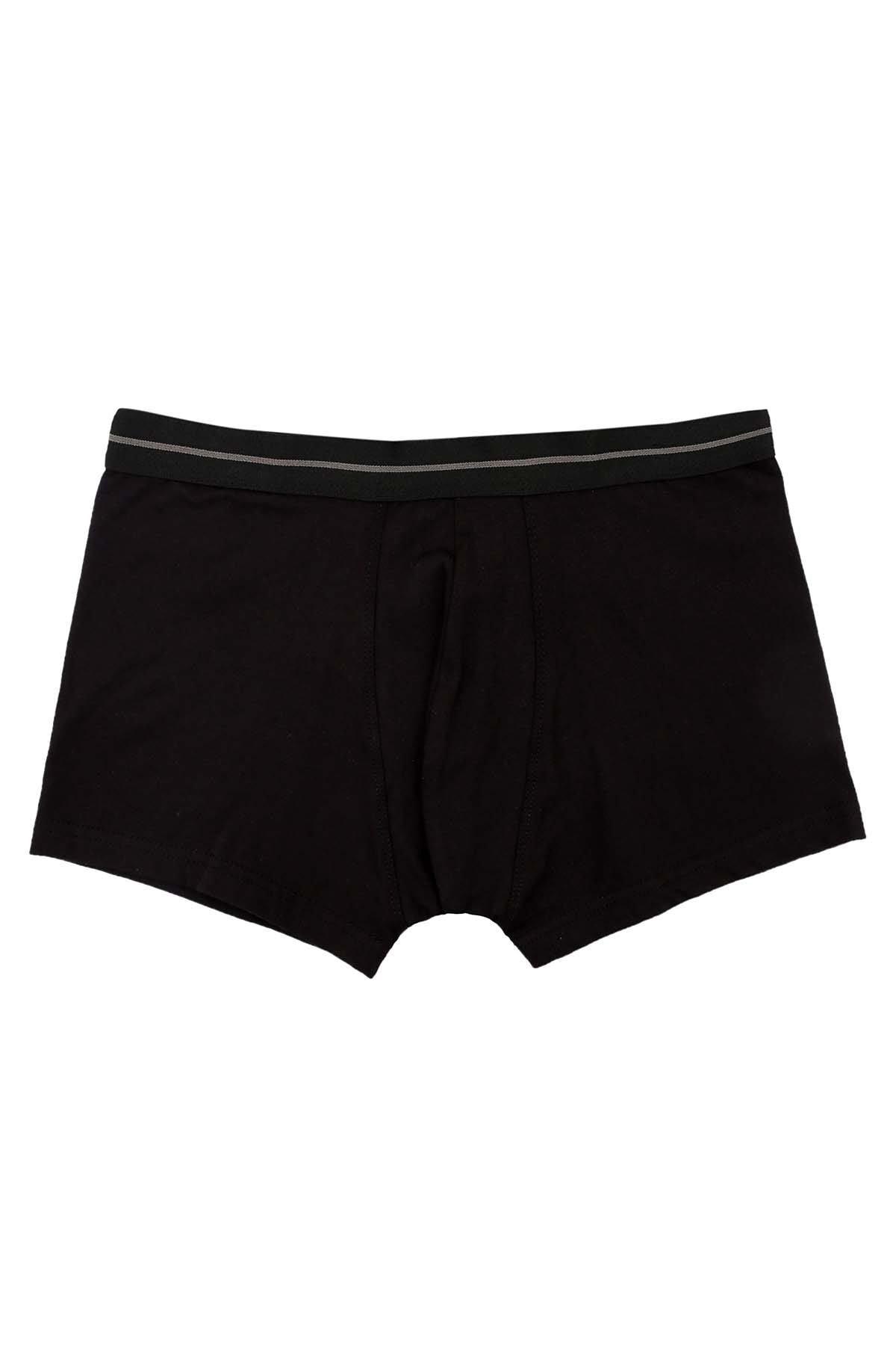 BOXER SHORT PLAIN BLACK at Charcoal Clothing