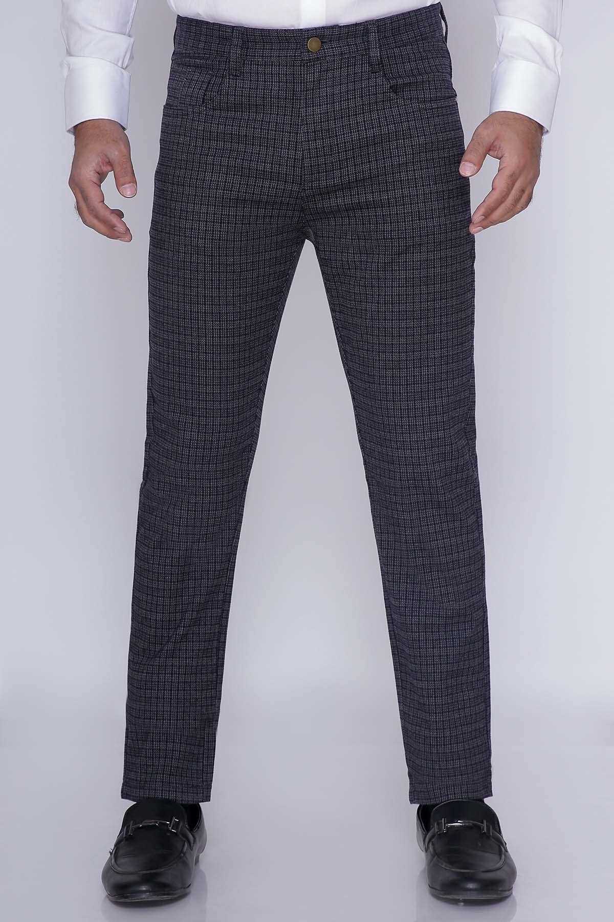 C PANT 5 POCKET SLIM FIT BLACK GREY at Charcoal Clothing