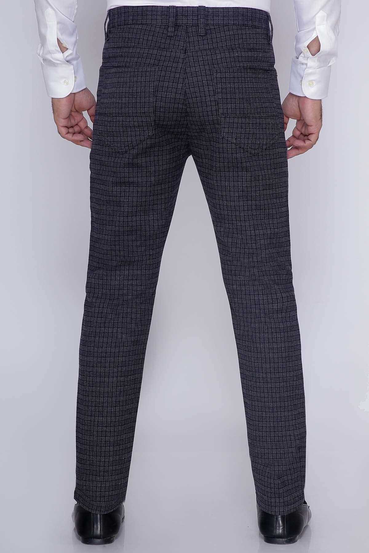 C PANT 5 POCKET SLIM FIT BLACK GREY at Charcoal Clothing