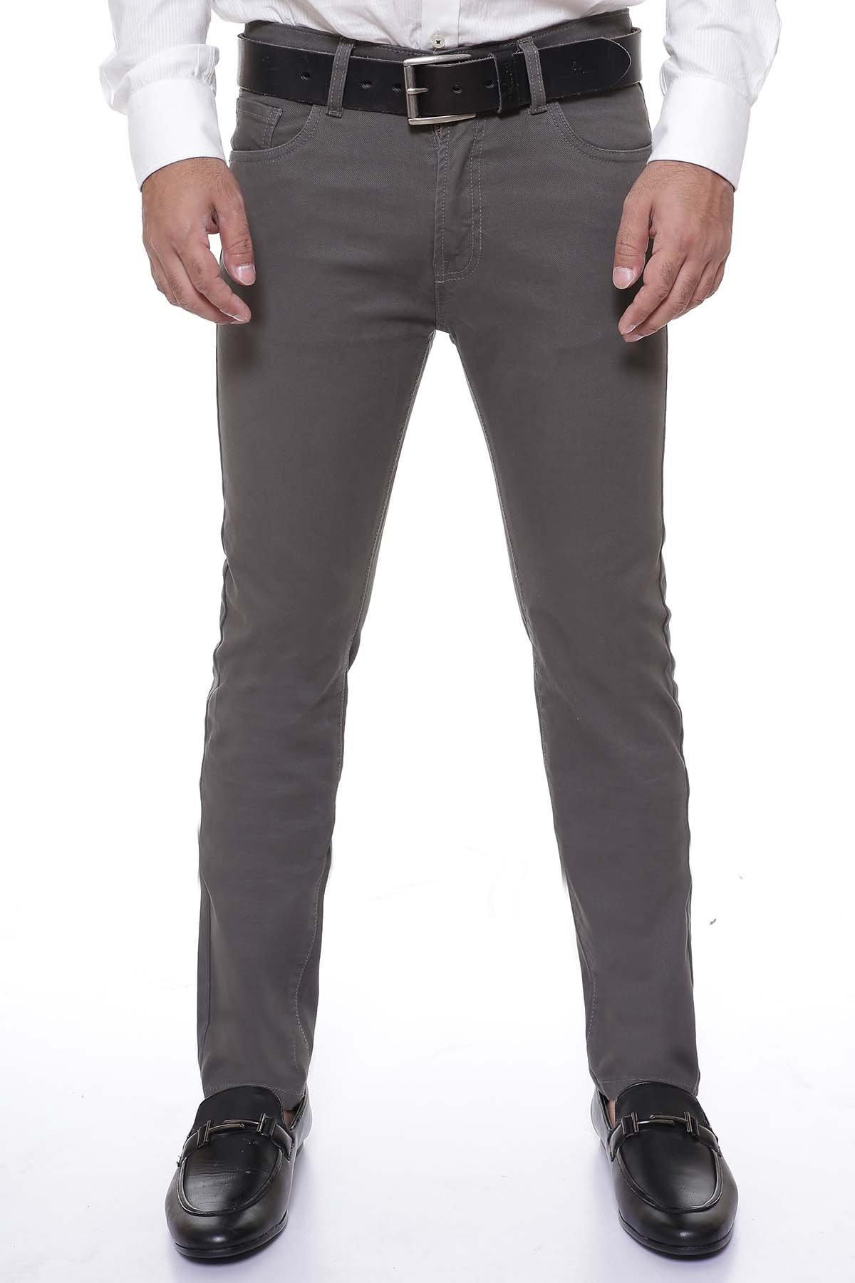 C PANT 5 POCKET SLIM FIT OLIVE at Charcoal Clothing