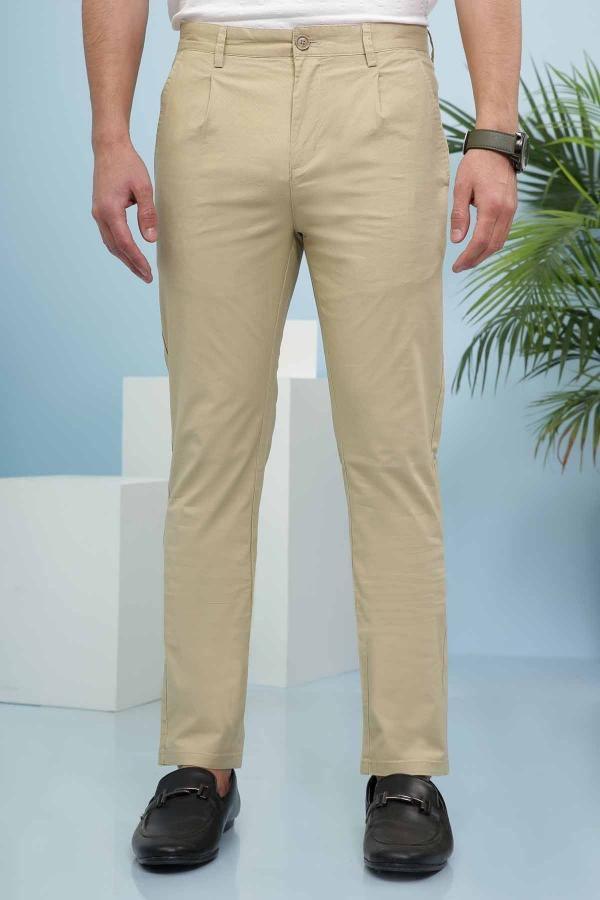 C PANT CROSS POCKET KHAKI at Charcoal Clothing