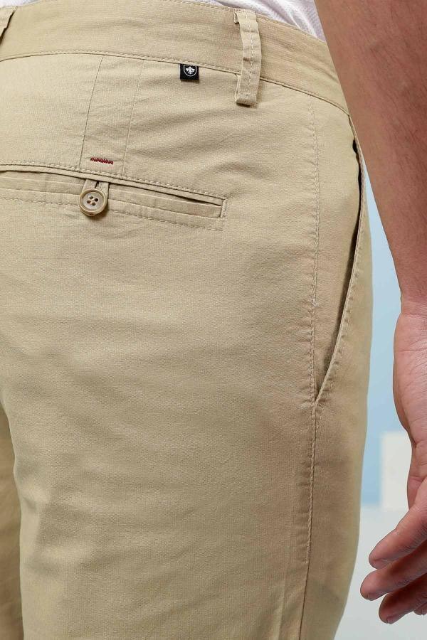 C PANT CROSS POCKET KHAKI at Charcoal Clothing