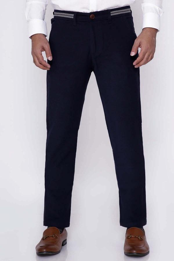 C PANT CROSS POCKET NAVY at Charcoal Clothing