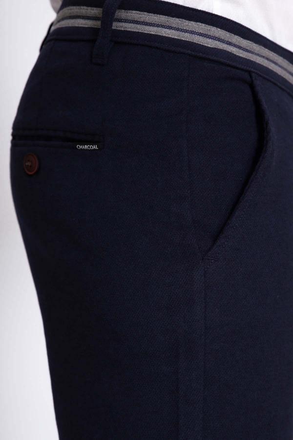 C PANT CROSS POCKET NAVY at Charcoal Clothing