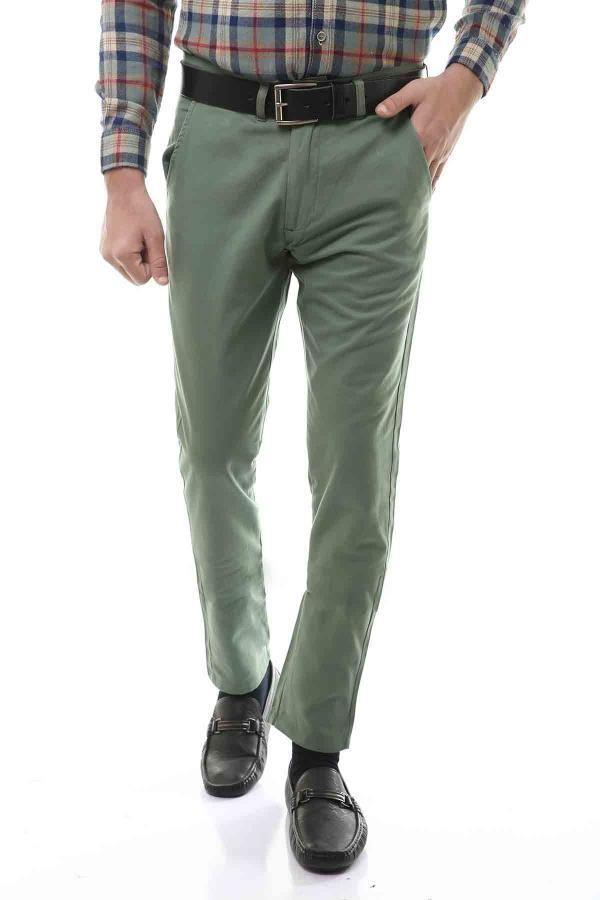 C PANT CROSS POCKET Olive at Charcoal Clothing