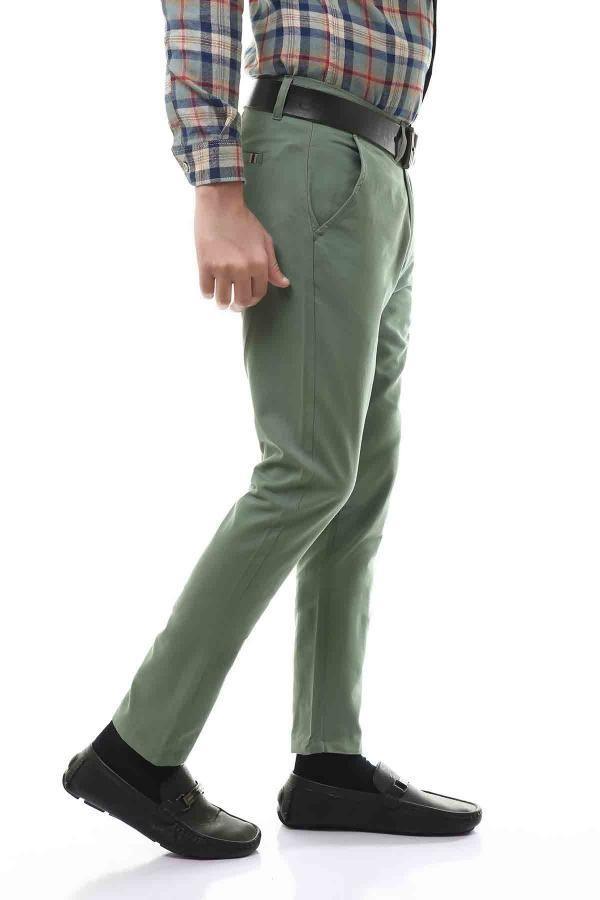 C PANT CROSS POCKET Olive at Charcoal Clothing