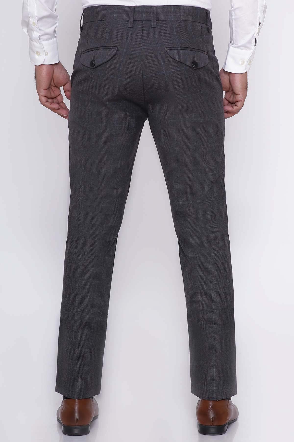 C PANT CROSS POCKET SLIM FIT DARK GREY at Charcoal Clothing