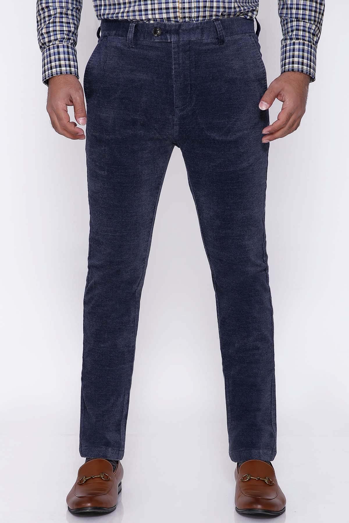 C smart fit cross pocket pants in navy, straight leg, front pockets