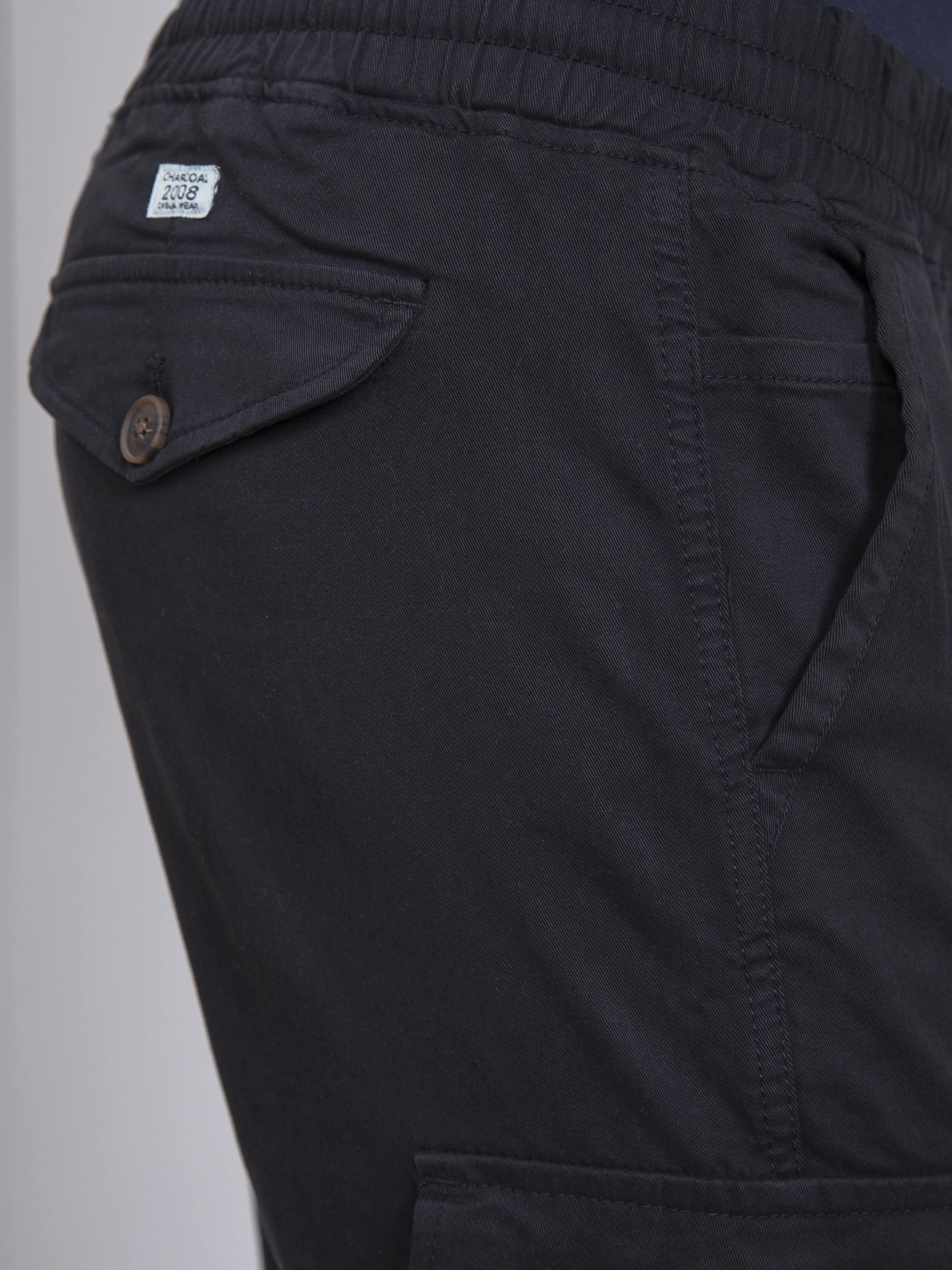 CARGO JOGGAR BLACK TROUSER at Charcoal Clothing