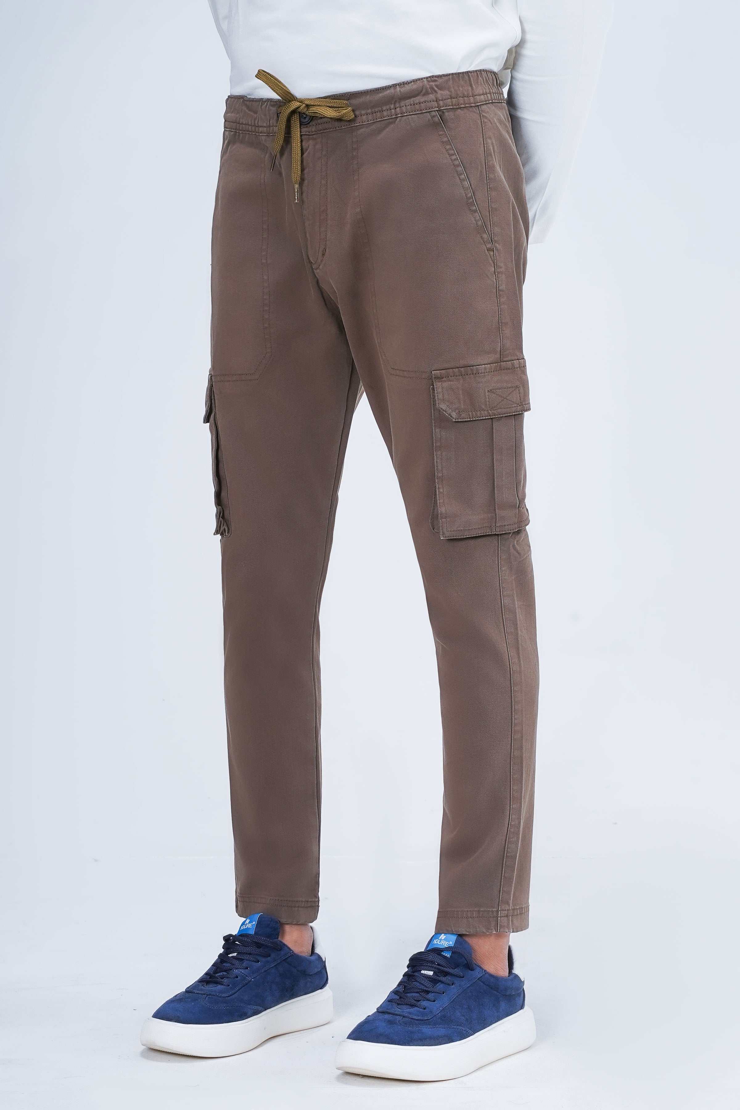 CARGO JOGGER TROUSER KHAKI at Charcoal Clothing