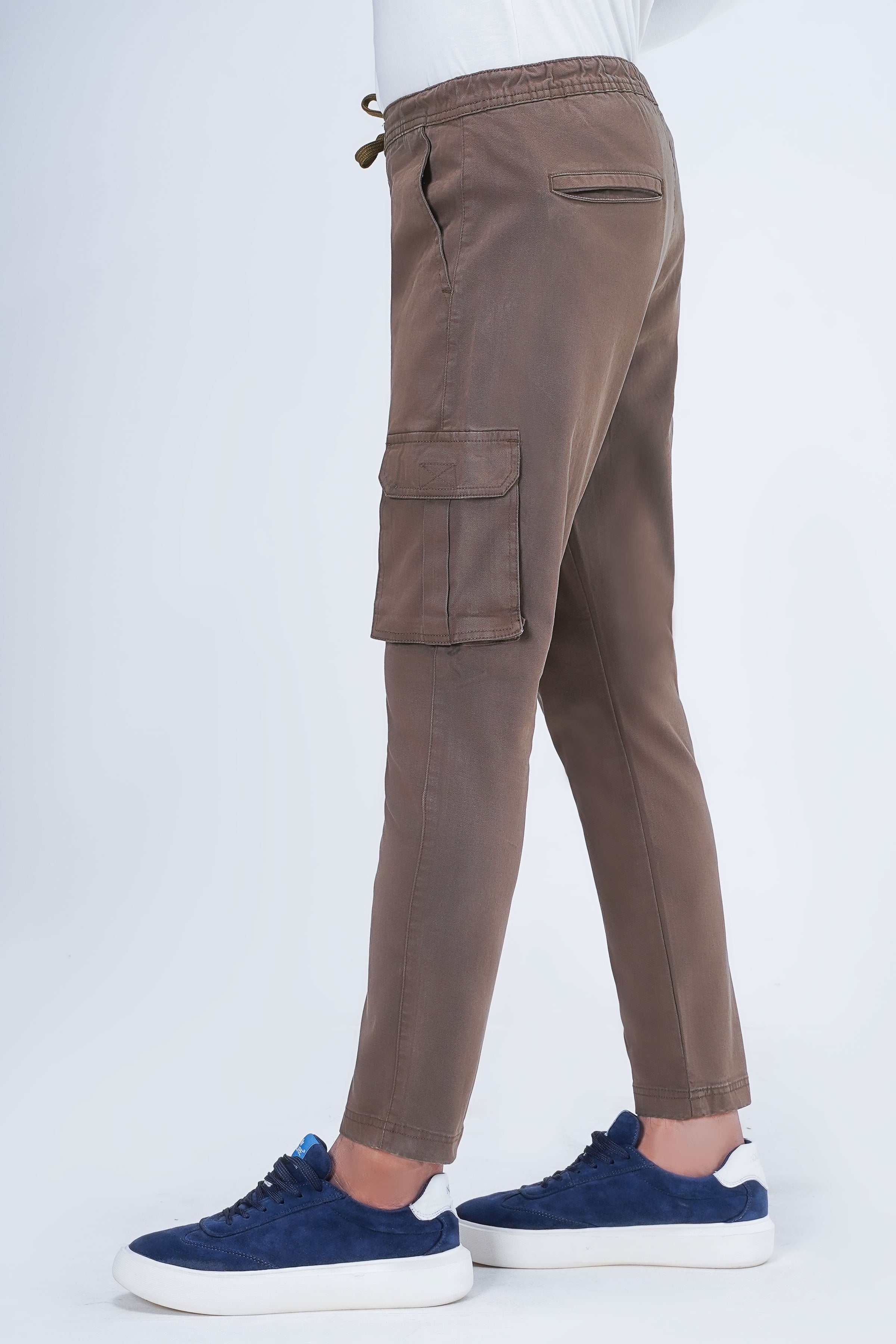 CARGO JOGGER TROUSER KHAKI at Charcoal Clothing