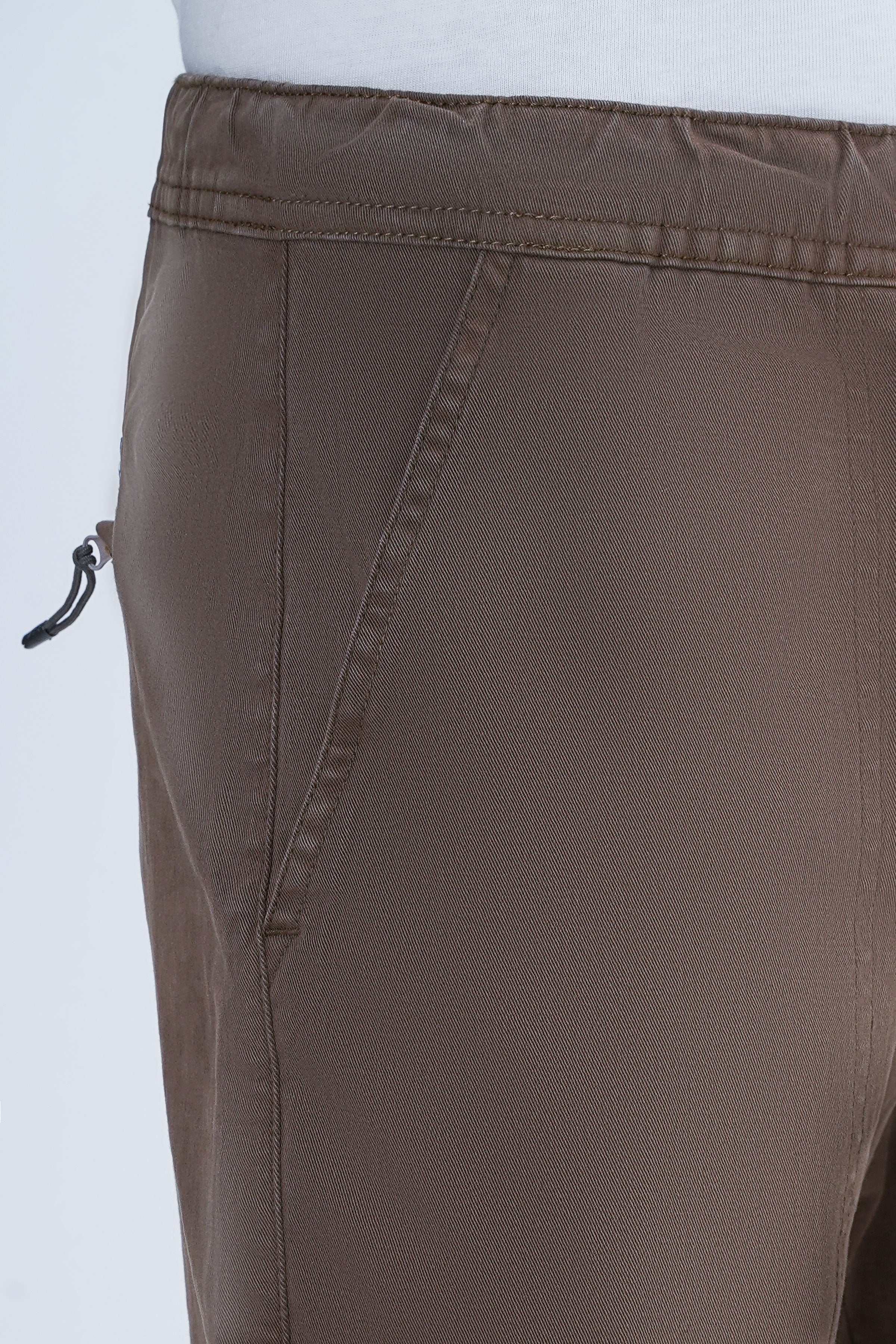 CARGO JOGGER TROUSER KHAKI at Charcoal Clothing